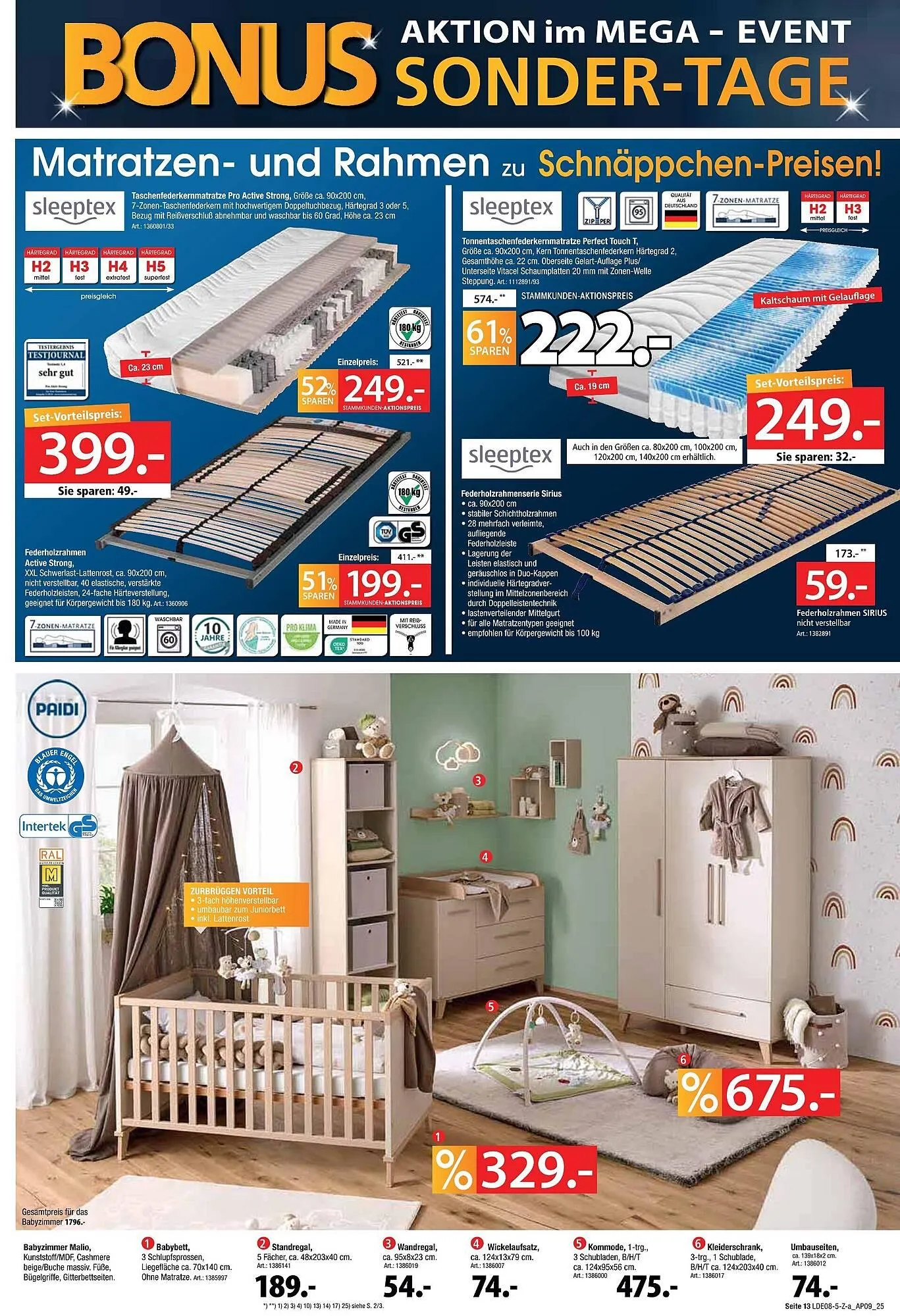 Zurbrüggen Prospekt von 23. August bis 6. September 2025 - Prospekt seite 13