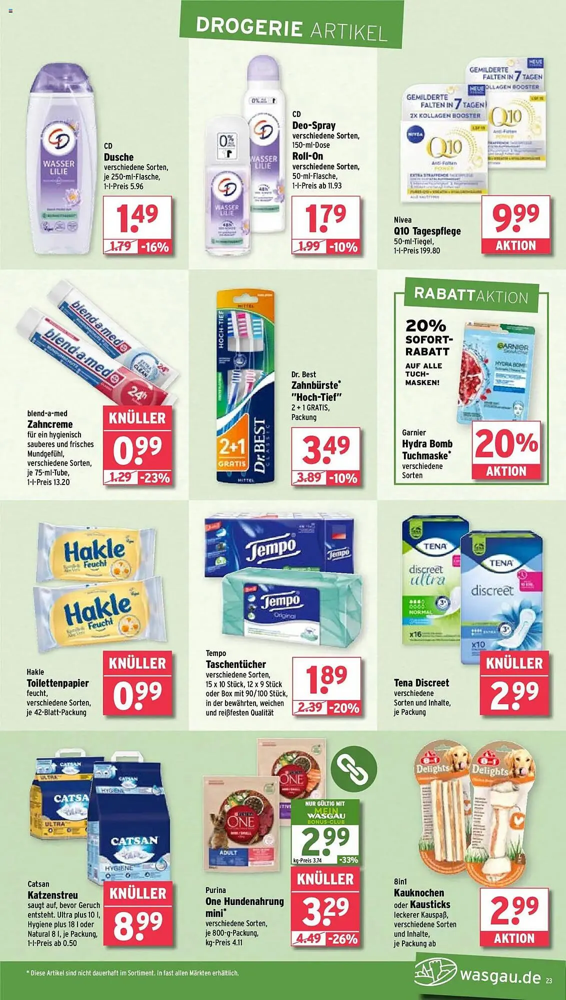 Wasgau Prospekt von 22. April bis 27. April 2025 - Prospekt seite 23