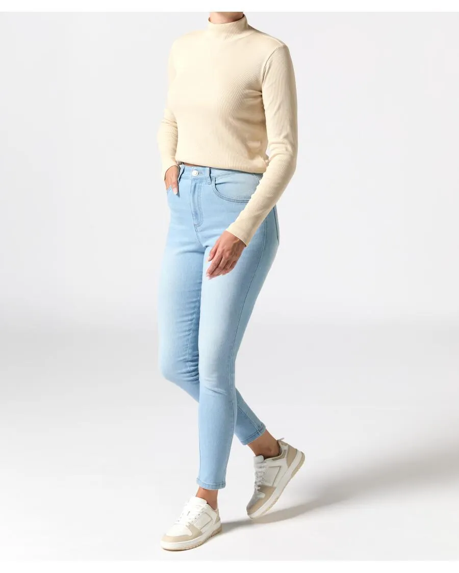 Jeans mit Waschungseffekten Janina Basic, 5-Pocket-Style