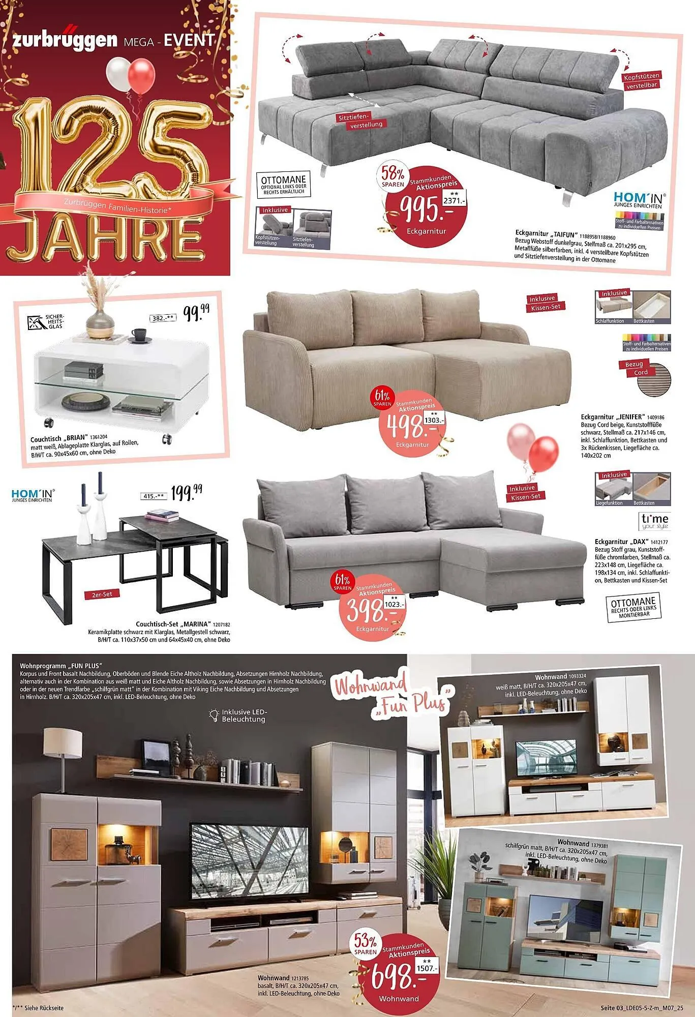 Zurbrüggen Prospekt von 17. Mai bis 14. Juni 2025 - Prospekt seite 3