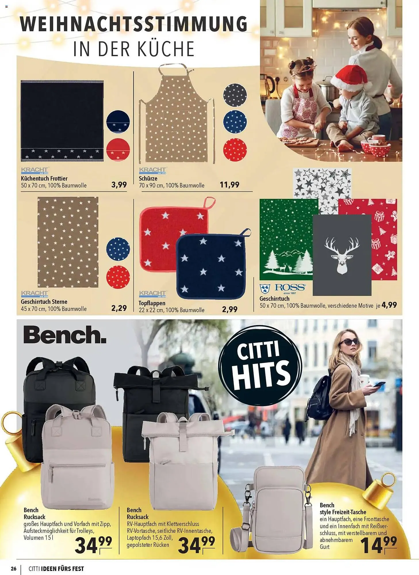 CITTI Markt Prospekt von 26. November bis 9. Dezember 2025 - Prospekt seite 26