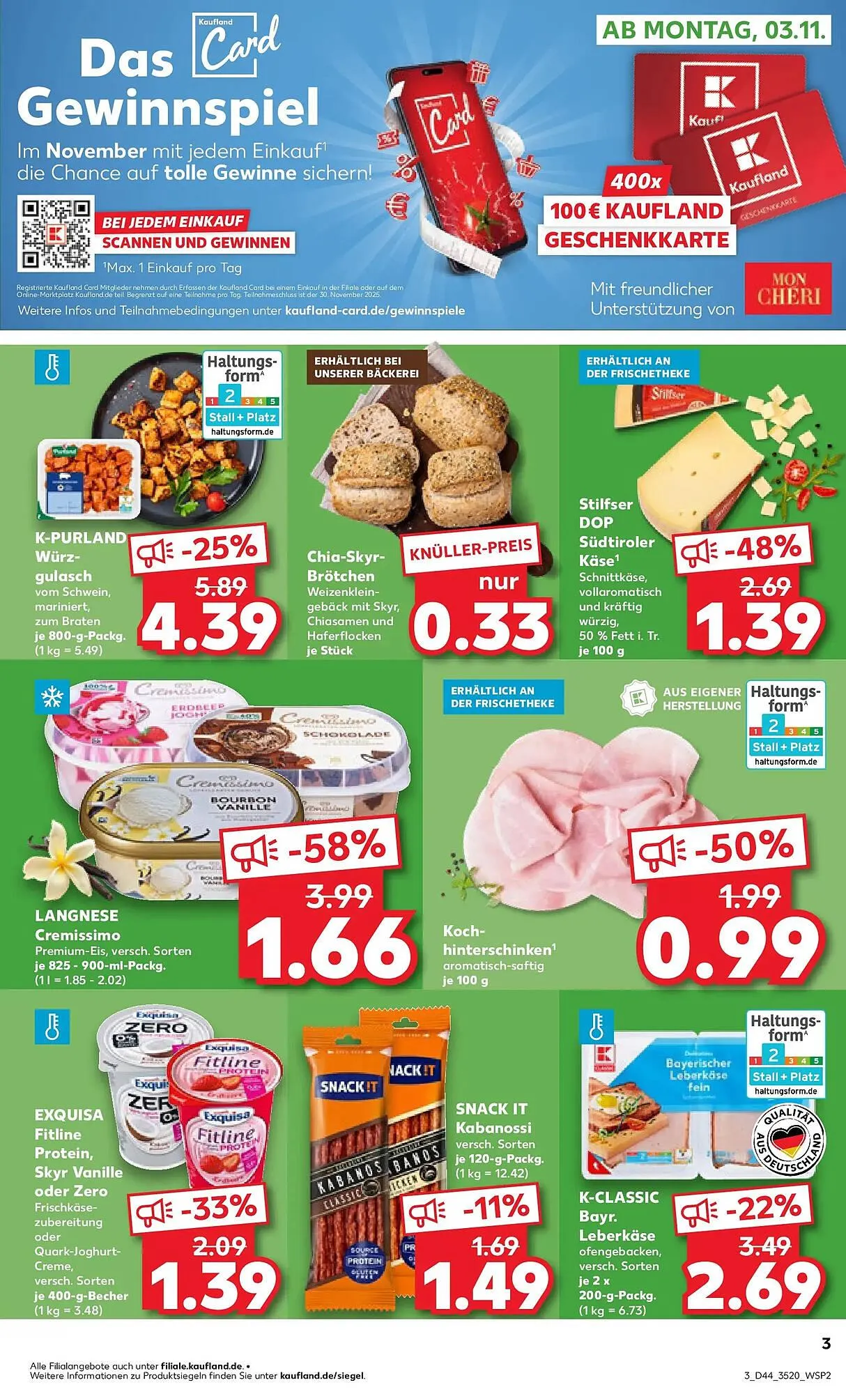 Kaufland Prospekt von 2. November bis 5. November 2025 - Prospekt seite 3