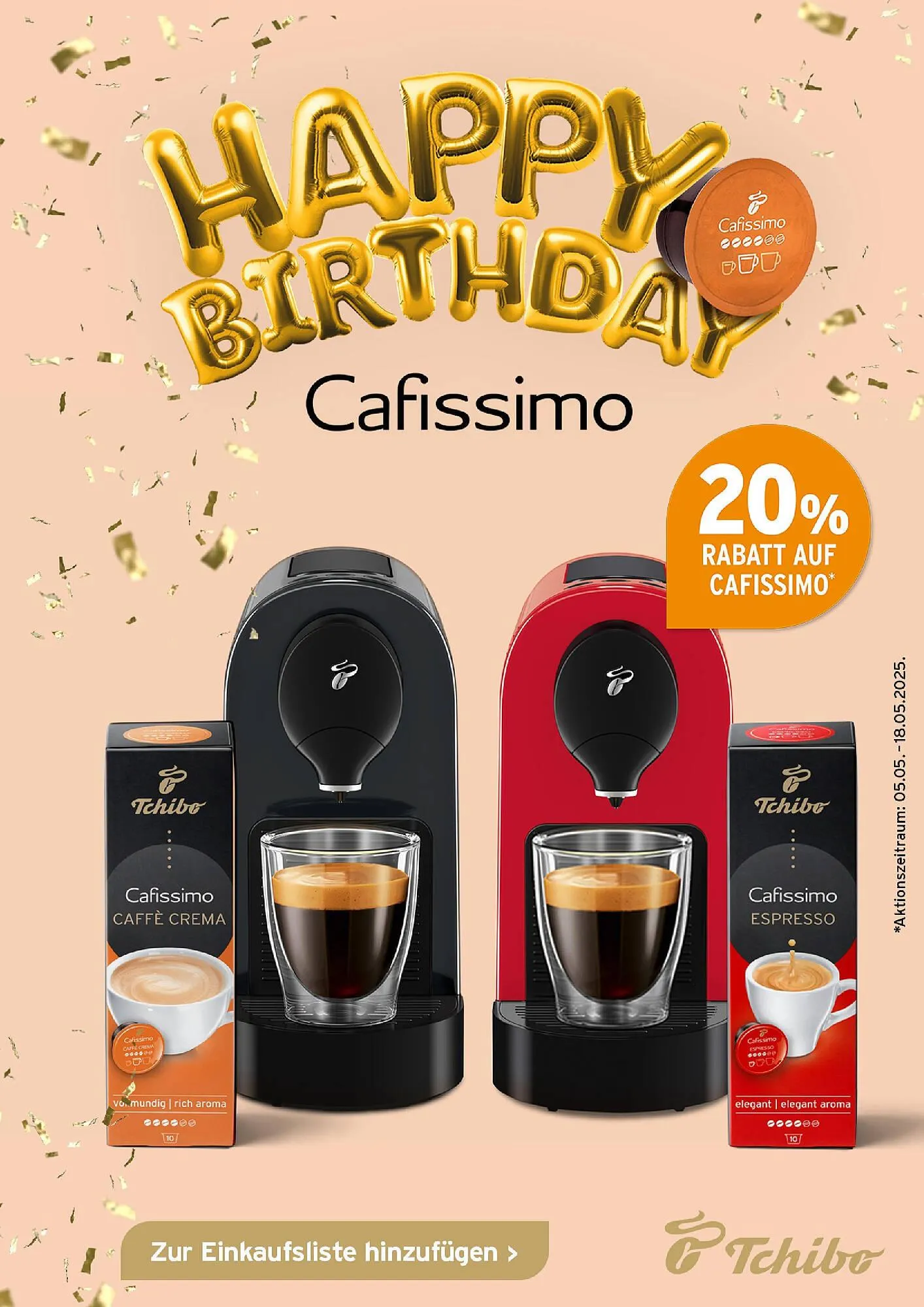 Tchibo Prospekt von 3. Mai bis 17. Mai 2025 - Prospekt seite 1