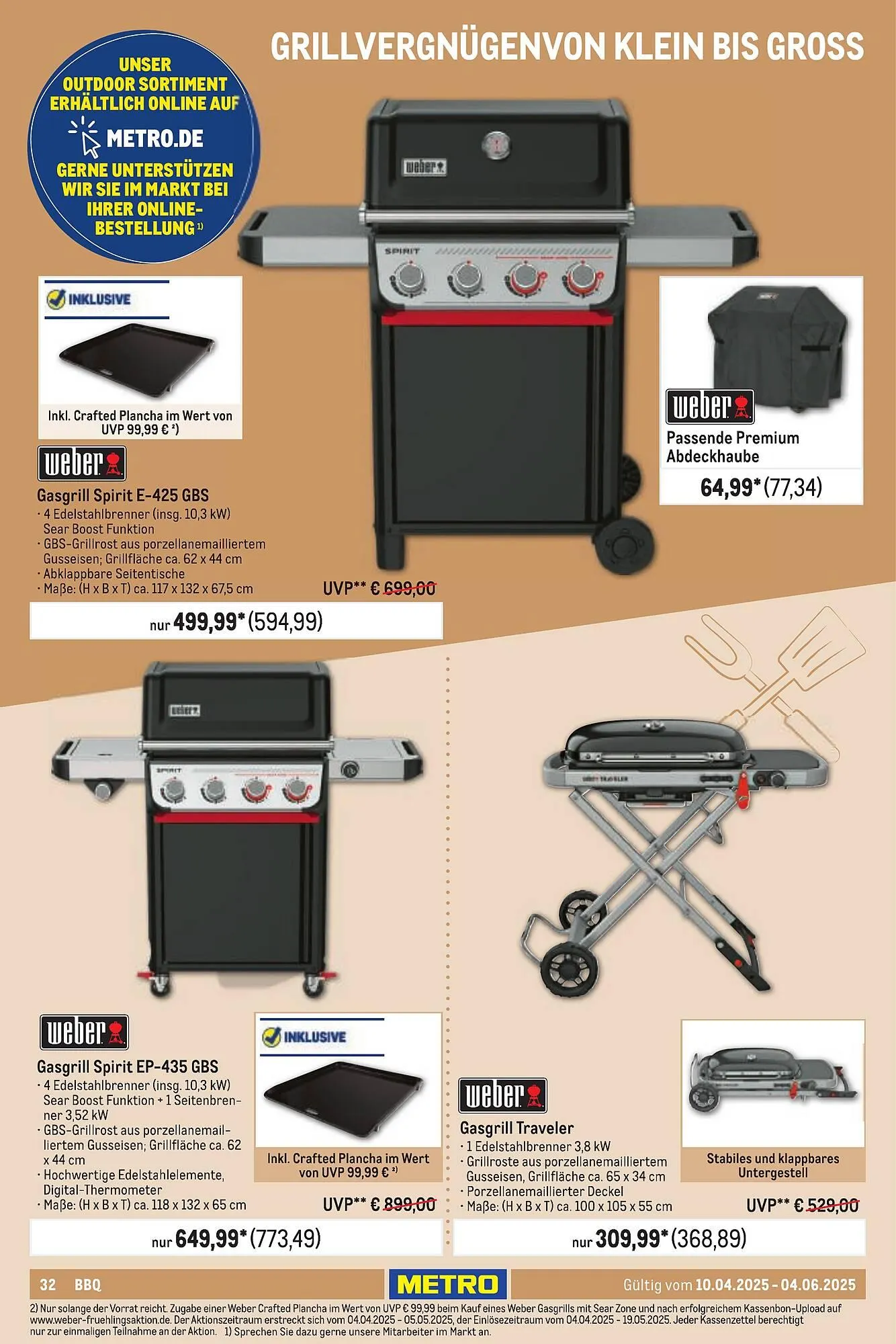 METRO Prospekt von 10. April bis 6. Juni 2025 - Prospekt seite 32