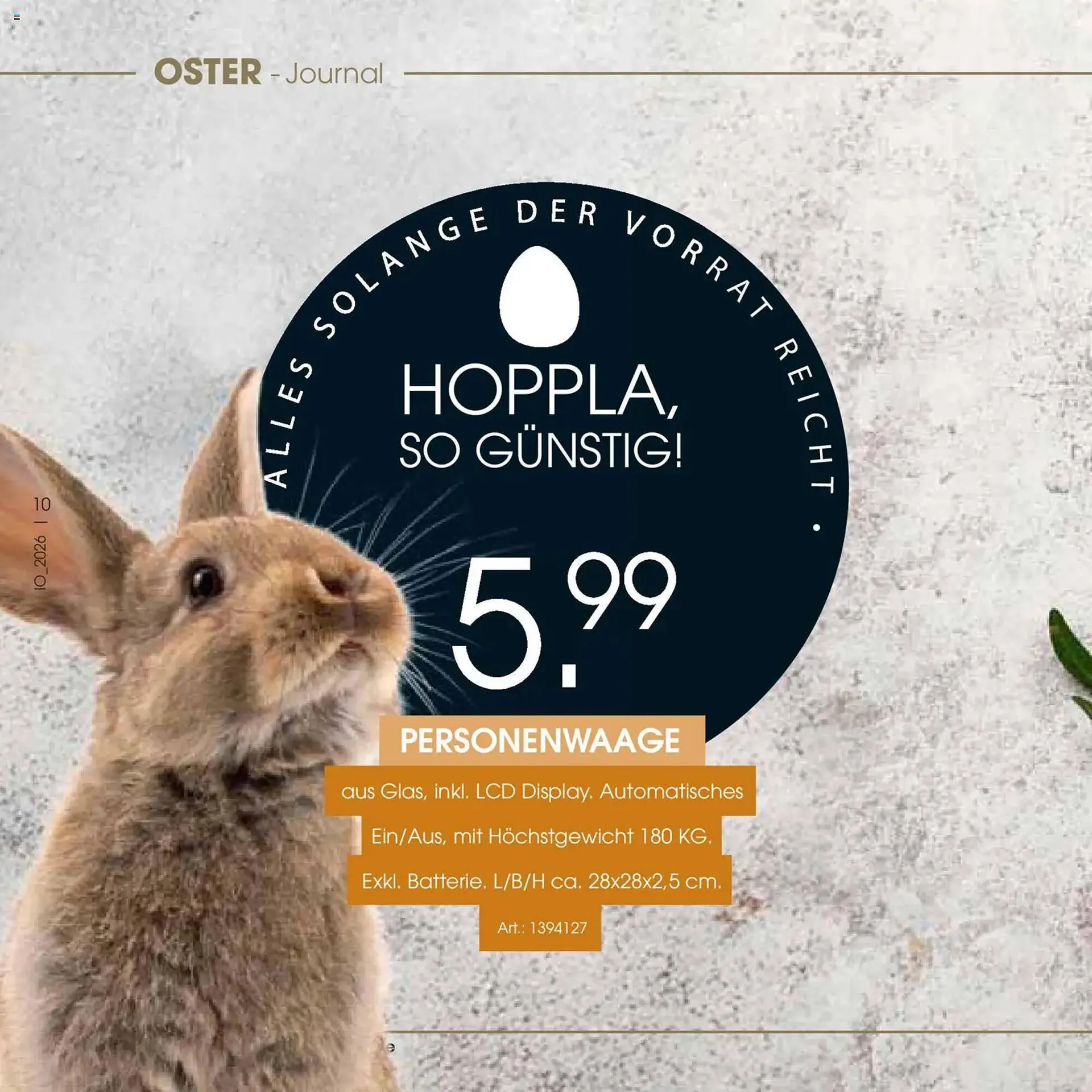 Zurbrüggen Prospekt von 23. März bis 11. April 2026 - Prospekt seite 10