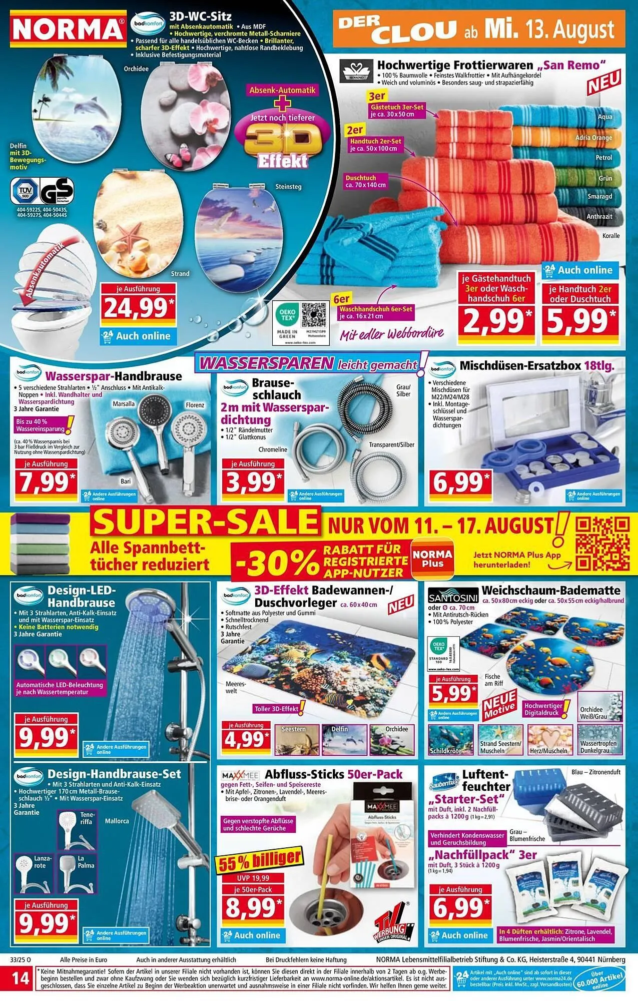 Norma Prospekt von 11. August bis 17. August 2025 - Prospekt seite 14