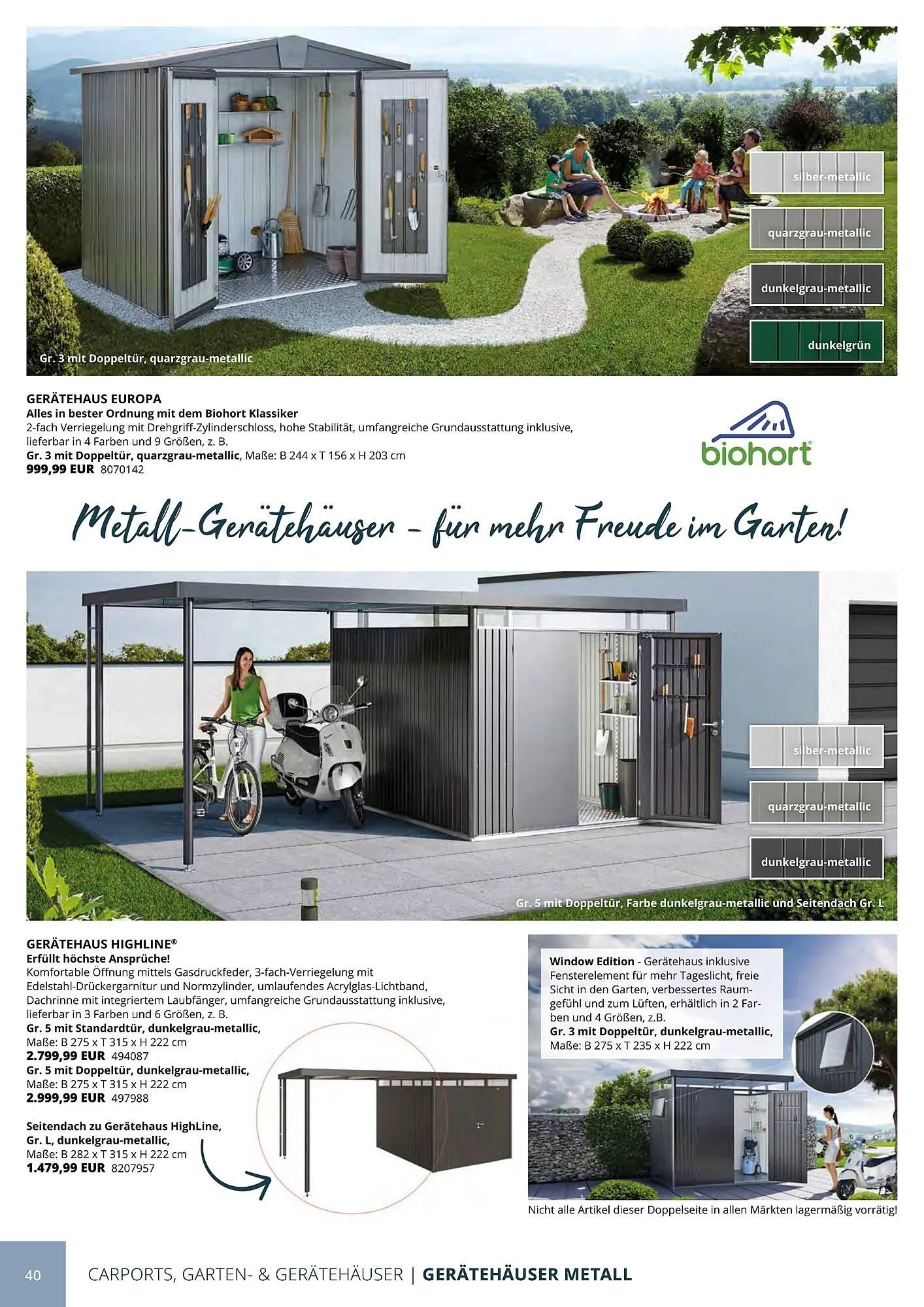 BBM Baumarkt Prospekt von 20. April bis 31. Dezember 2025 - Prospekt seite 40