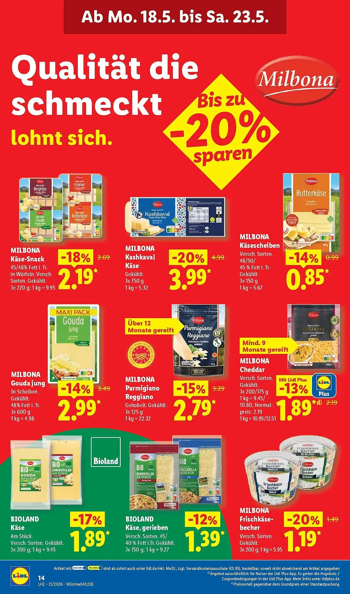 Lidl Prospekt von 17. Mai bis 23. Mai 2026 - Prospekt seite 20