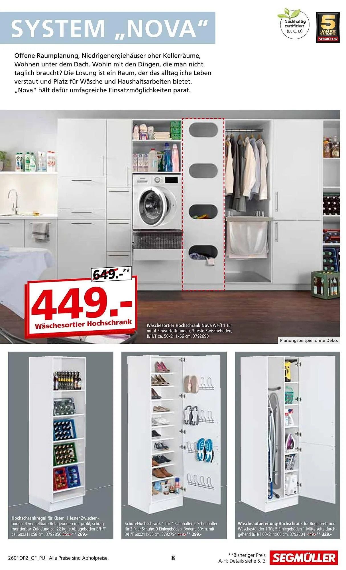 Segmüller Prospekt von 29. Dezember bis 29. März 2026 - Prospekt seite 8
