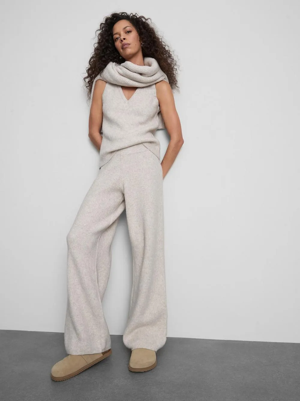 Tanktop aus Rippstrick