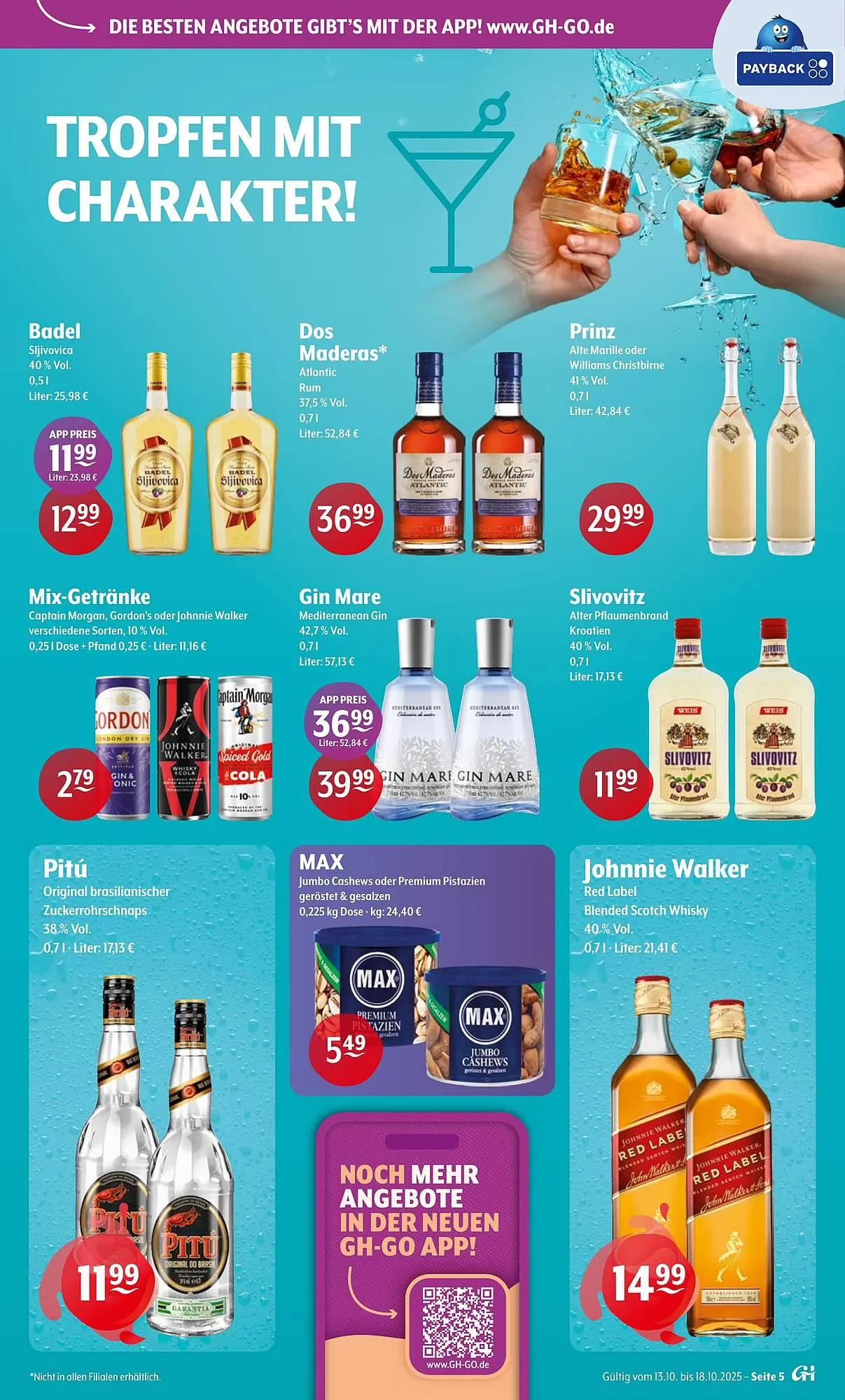 Getränke Hoffmann Prospekt von 13. Oktober bis 18. Oktober 2025 - Prospekt seite 5