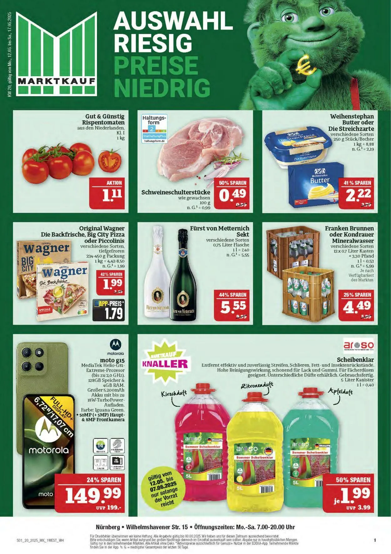 Marktkauf - Nürnberg-Thon Aktueller Prospekt von 12. Mai bis 17. Mai 2025 - Prospekt seite 1