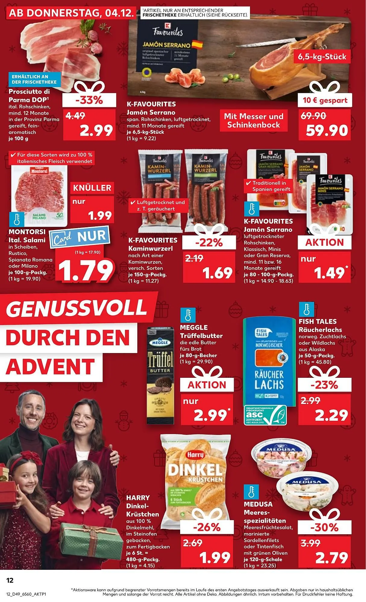 Kaufland Prospekt von 4. Dezember bis 10. Dezember 2025 - Prospekt seite 12