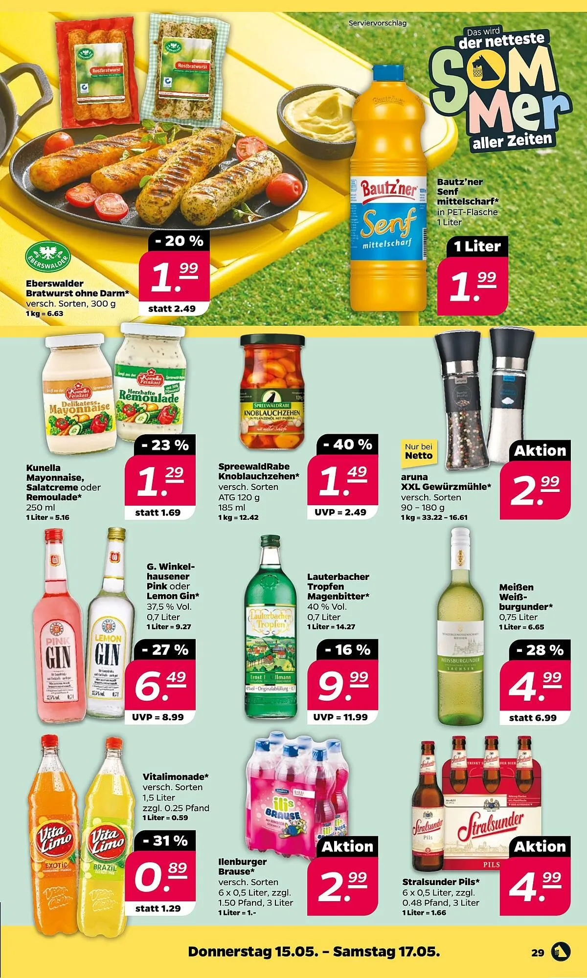 NETTO Prospekt von 12. Mai bis 17. Mai 2025 - Prospekt seite 29