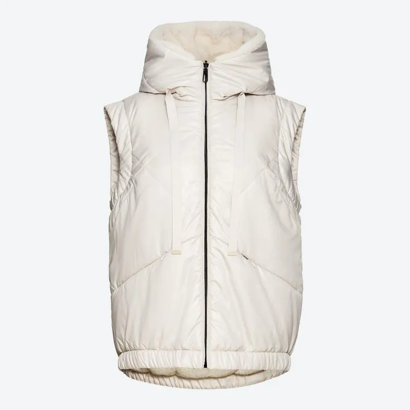 Damen-Outdoor-Wendeweste mit Kapuze