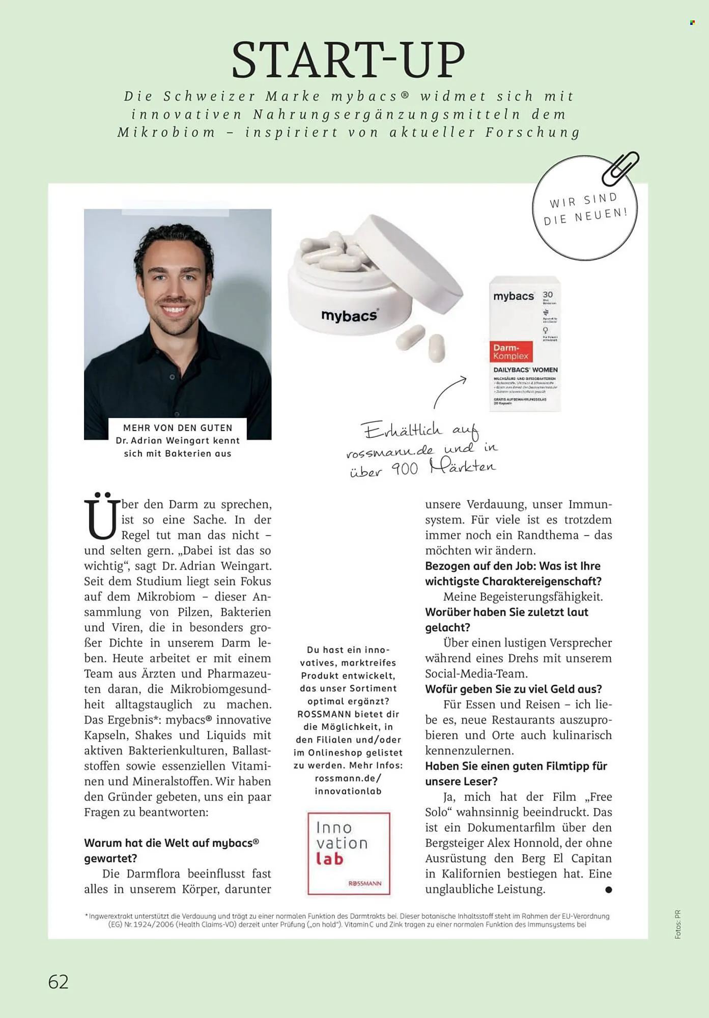 Rossmann Magazin von 1. Februar bis 28. Februar 2026 - Prospekt seite 62