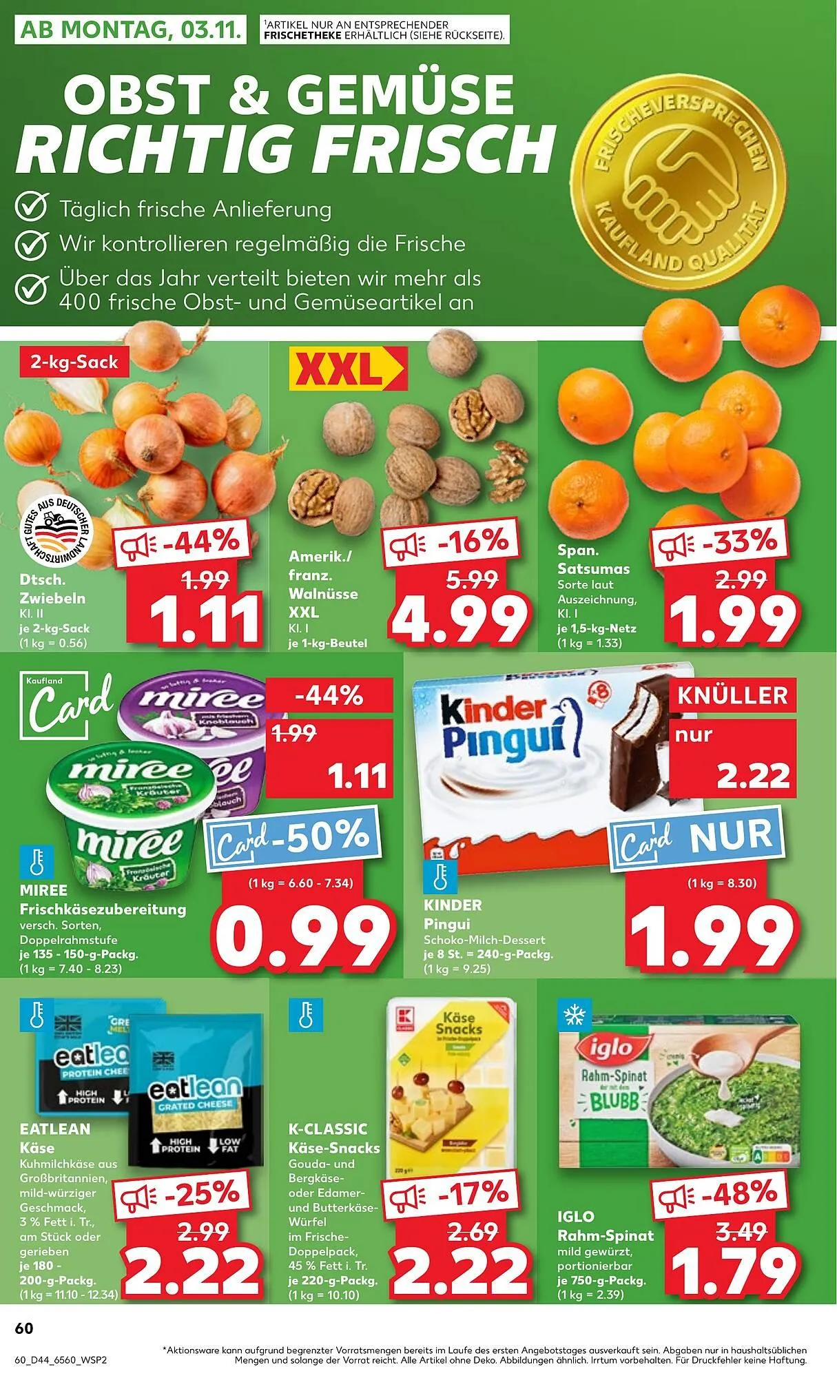 Kaufland Prospekt von 30. Oktober bis 5. November 2025 - Prospekt seite 60