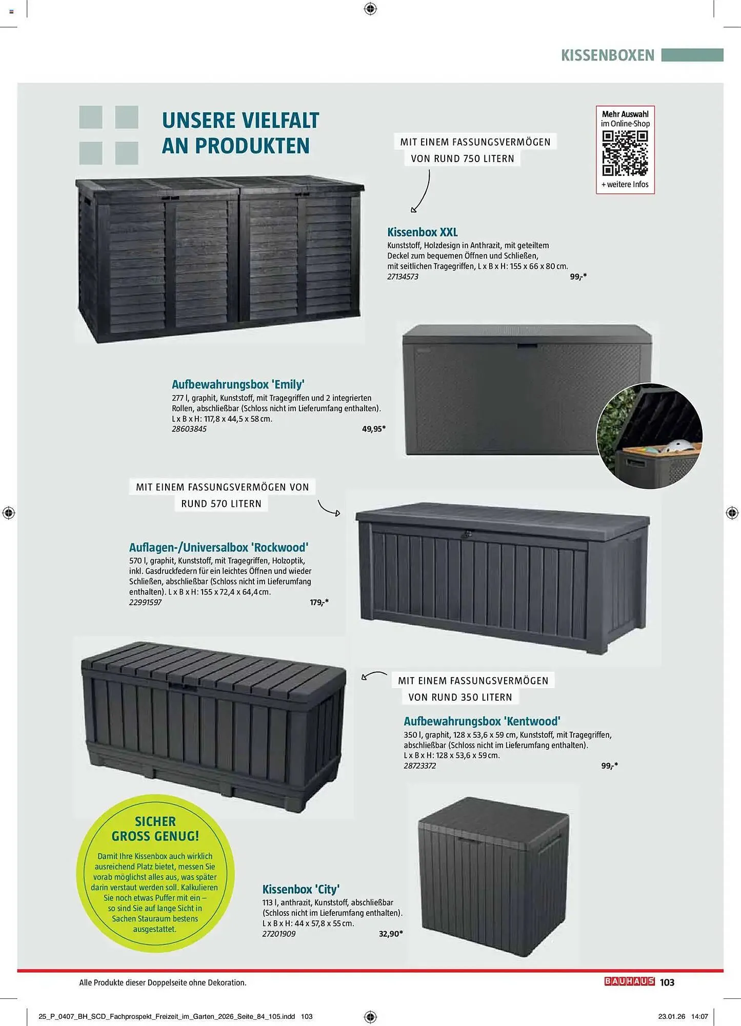 Bauhaus Prospekt von 2. März bis 30. Juni 2026 - Prospekt seite 103