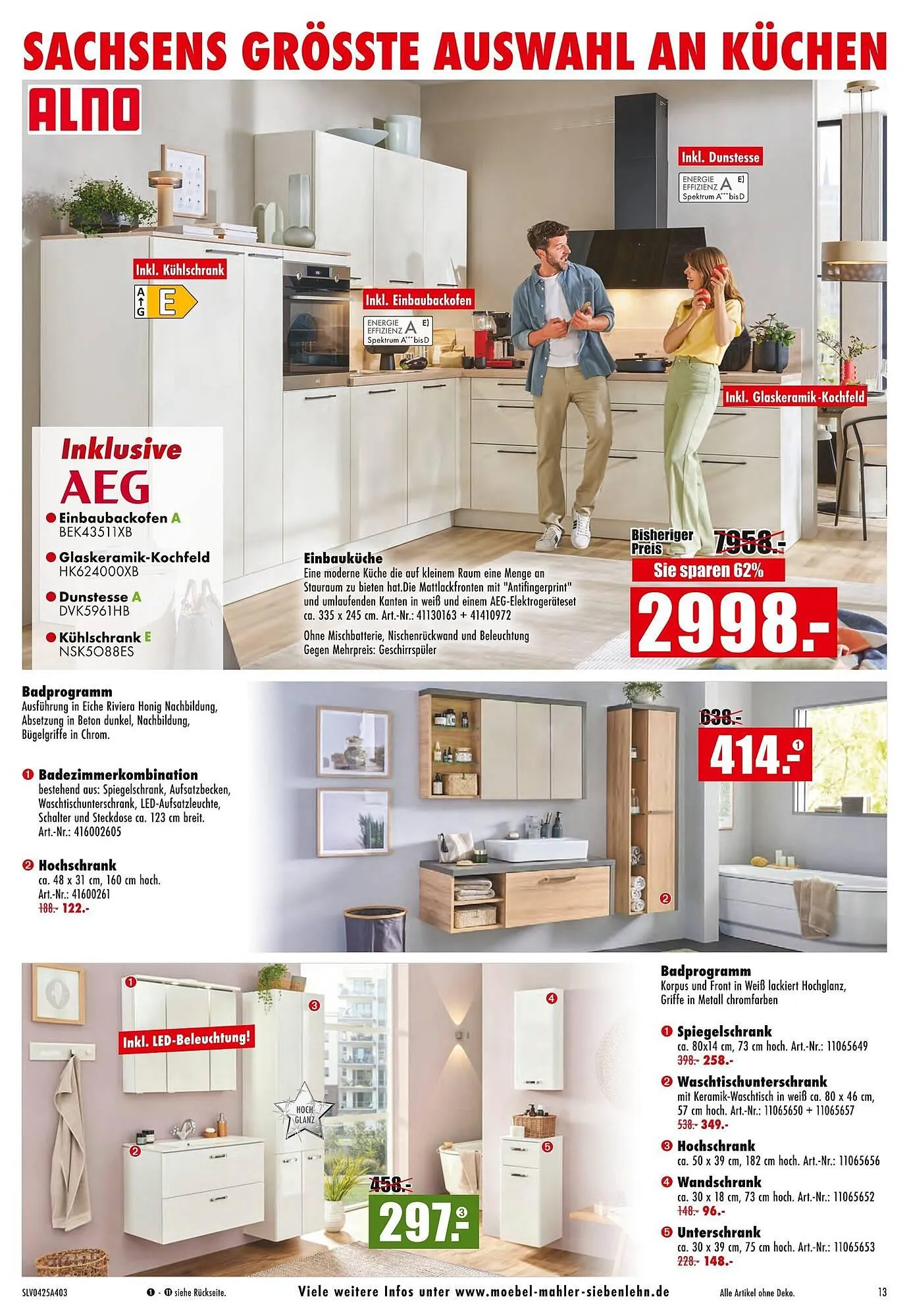 Möbel Mahler Prospekt von 26. März bis 1. April 2025 - Prospekt seite 13