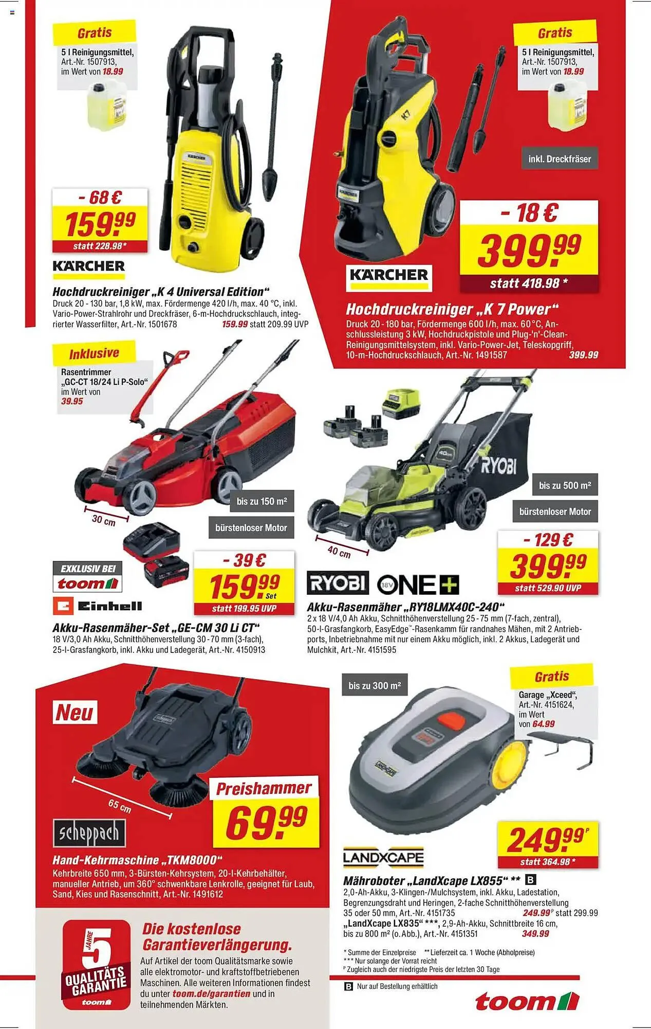 toom Baumarkt Prospekt von 14. Juni bis 20. Juni 2025 - Prospekt seite 9