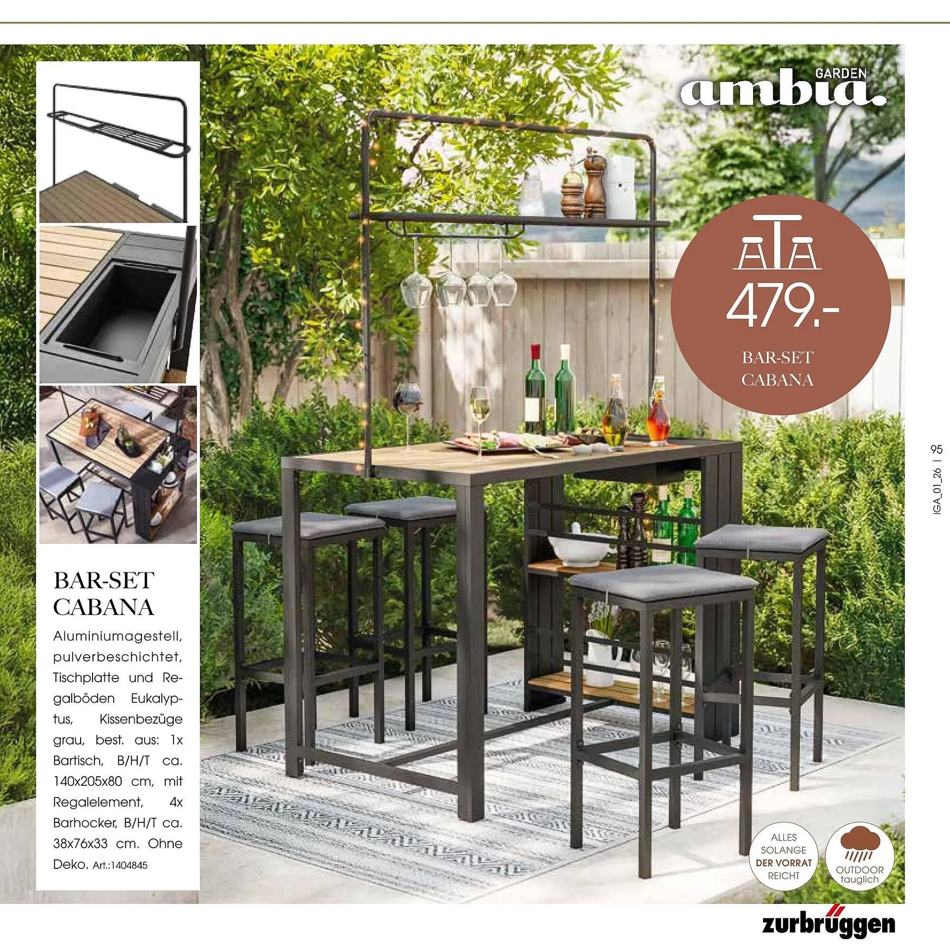 Zurbrüggen Prospekt von 17. März bis 31. August 2026 - Prospekt seite 95