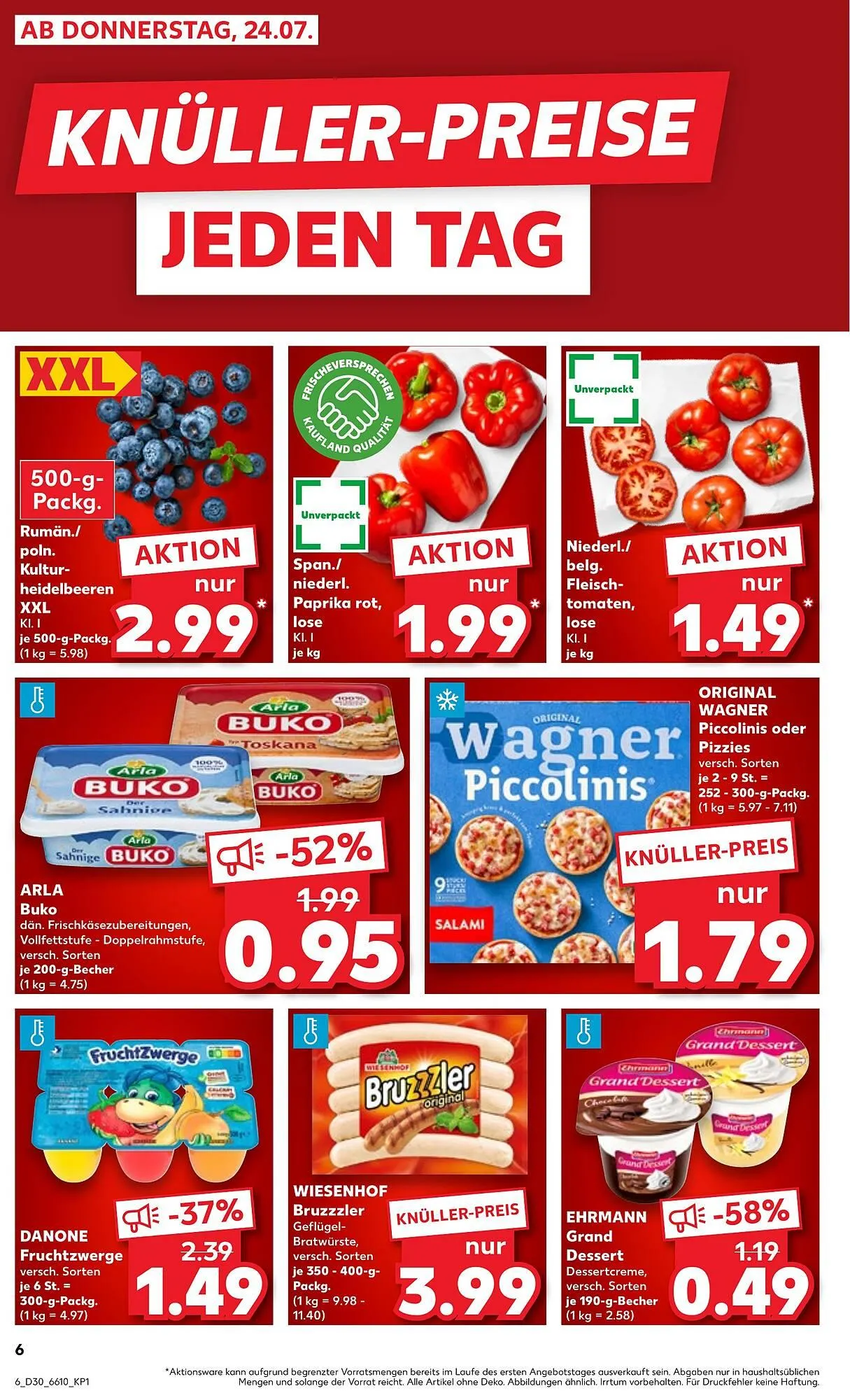 Kaufland Prospekt von 24. Juli bis 30. Juli 2025 - Prospekt seite 6