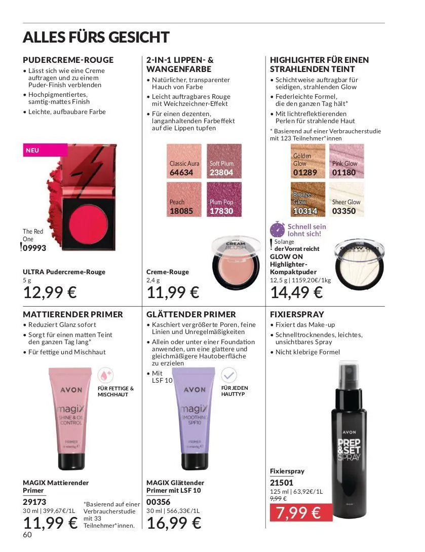 Avon Aktueller Prospekt von 7. Mai bis 21. Mai 2025 - Prospekt seite 60