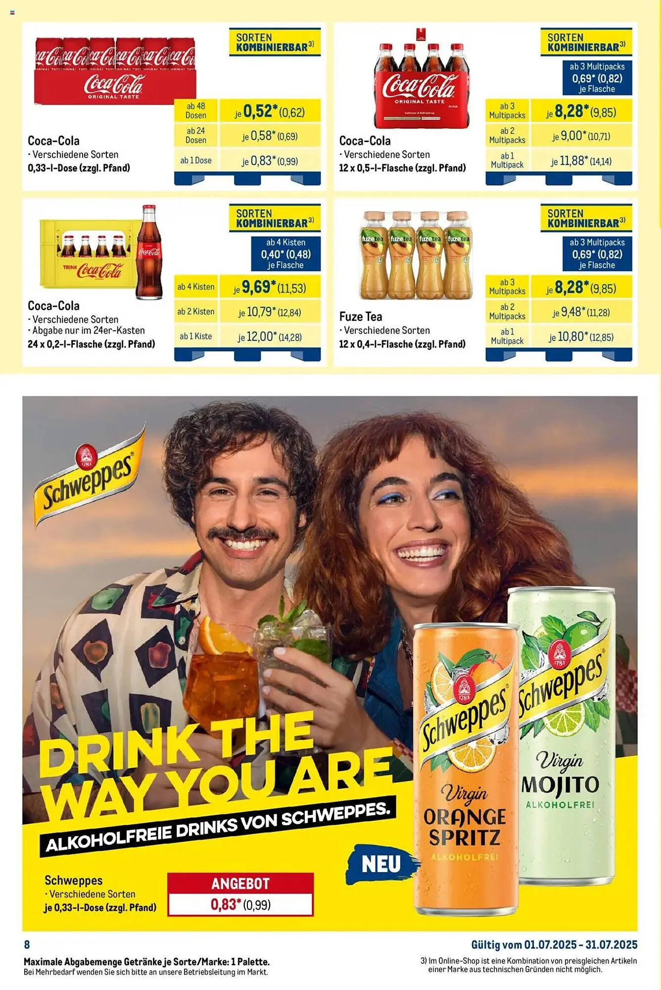 METRO Prospekt von 1. Juli bis 31. Juli 2025 - Prospekt seite 8