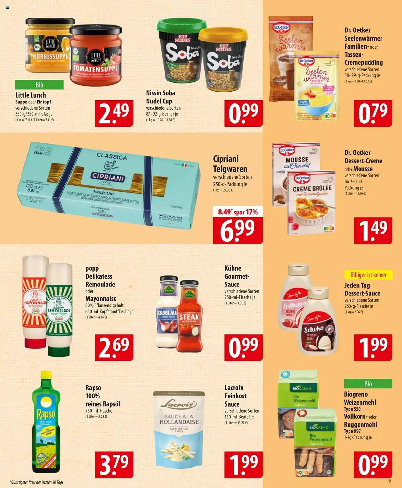 Famila Nord Ost Prospekt von 7. April bis 12. April 2025 - Prospekt seite 9