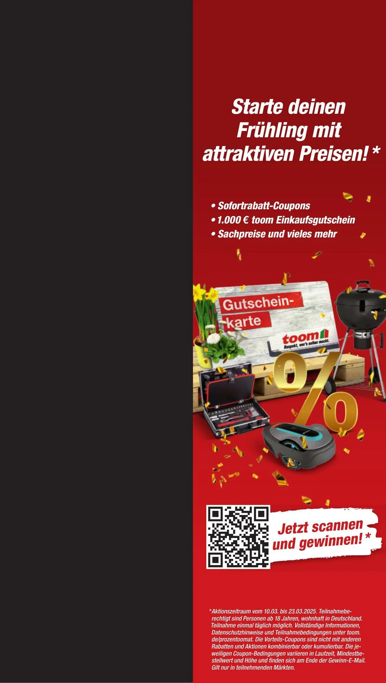 toom Baumarkt Aktueller Prospekt von 31. März bis 14. April 2025 - Prospekt seite 2