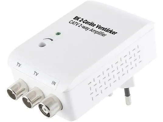 SHIVERPEAKS -Antennenverstärker, dual, 20 dB, IEC, Antennenverstärker