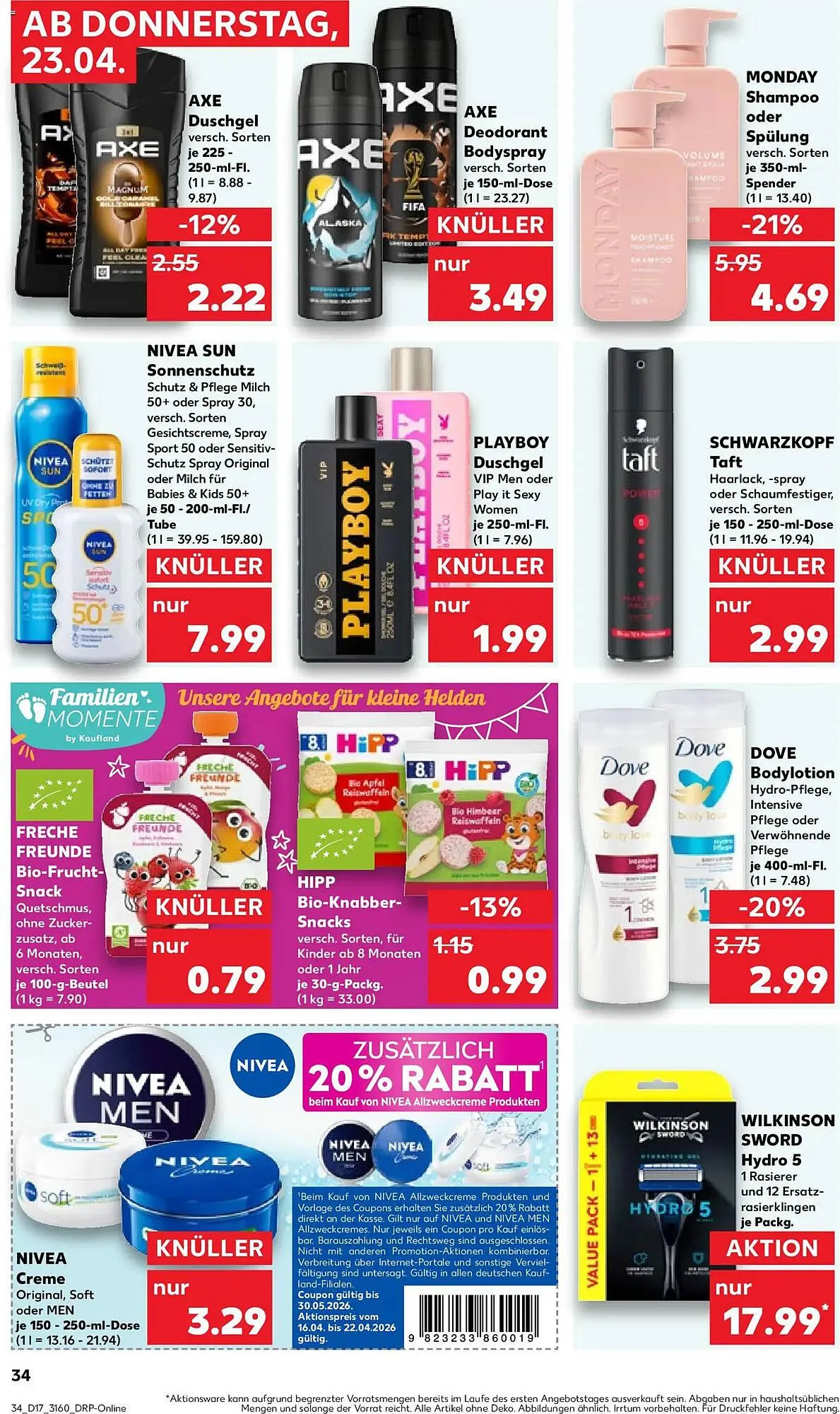 Kaufland Prospekt von 23. April bis 29. April 2026 - Prospekt seite 34