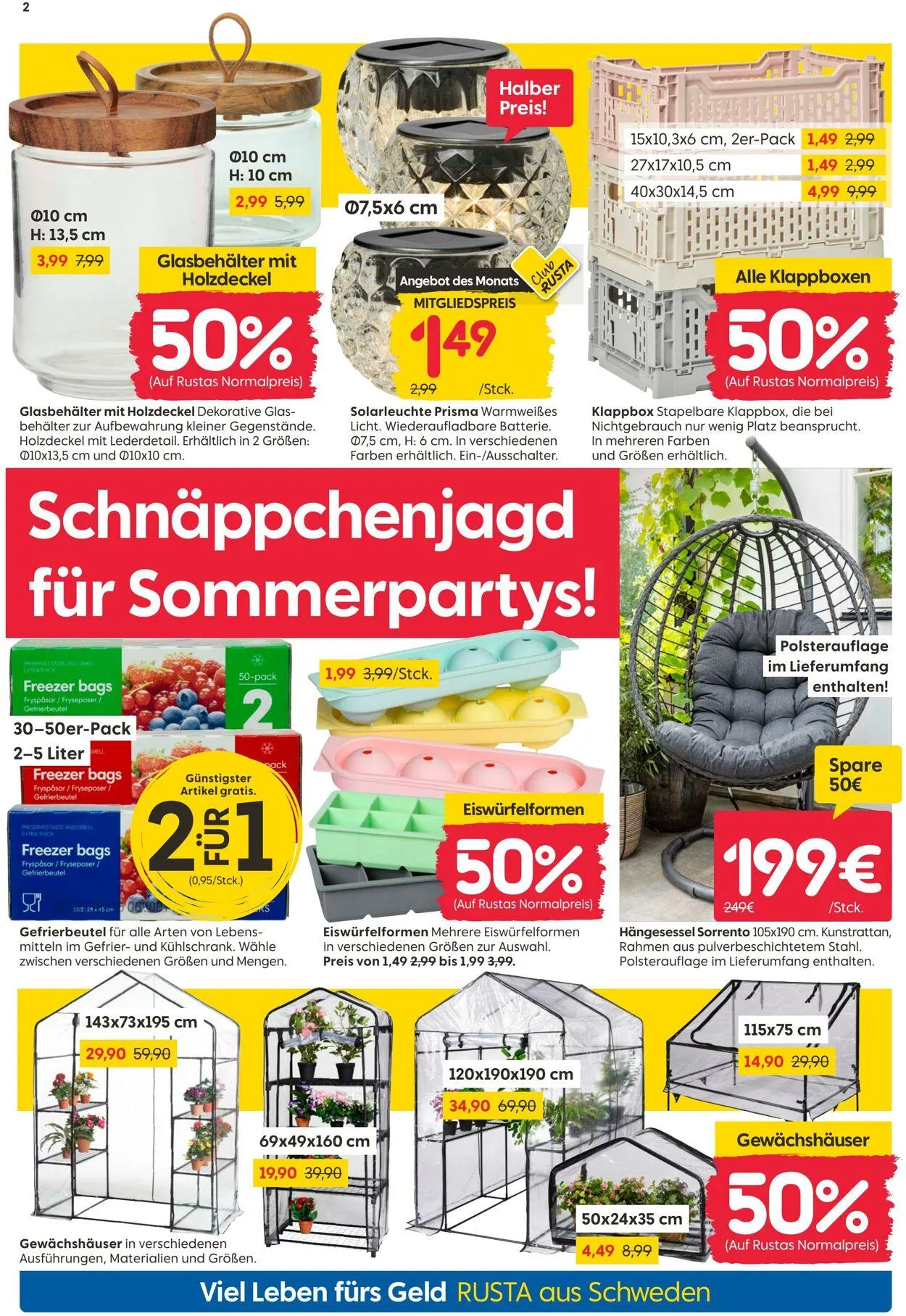 Rusta von 19. Mai bis 2. Juni 2025 - Prospekt seite 2