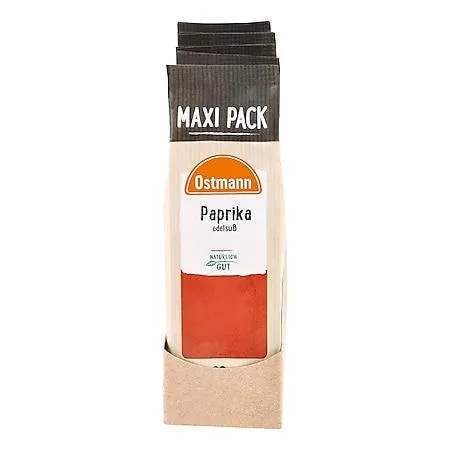 Ostmann Paprika edelsüß Nachfüllbeutel 90 g, 5er Pack