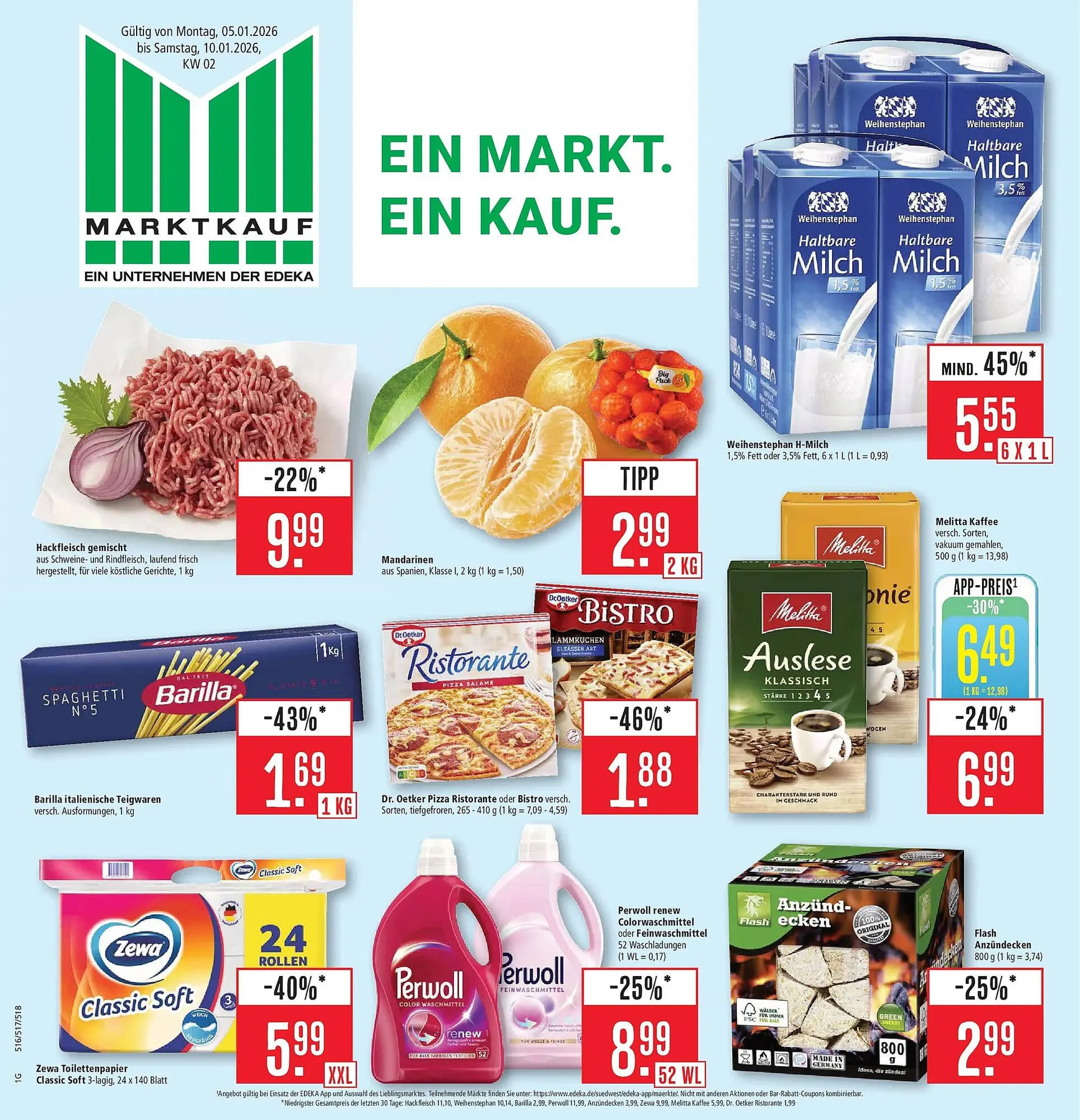 Marktkauf Prospekt von 4. Januar bis 10. Januar 2026 - Prospekt seite 1