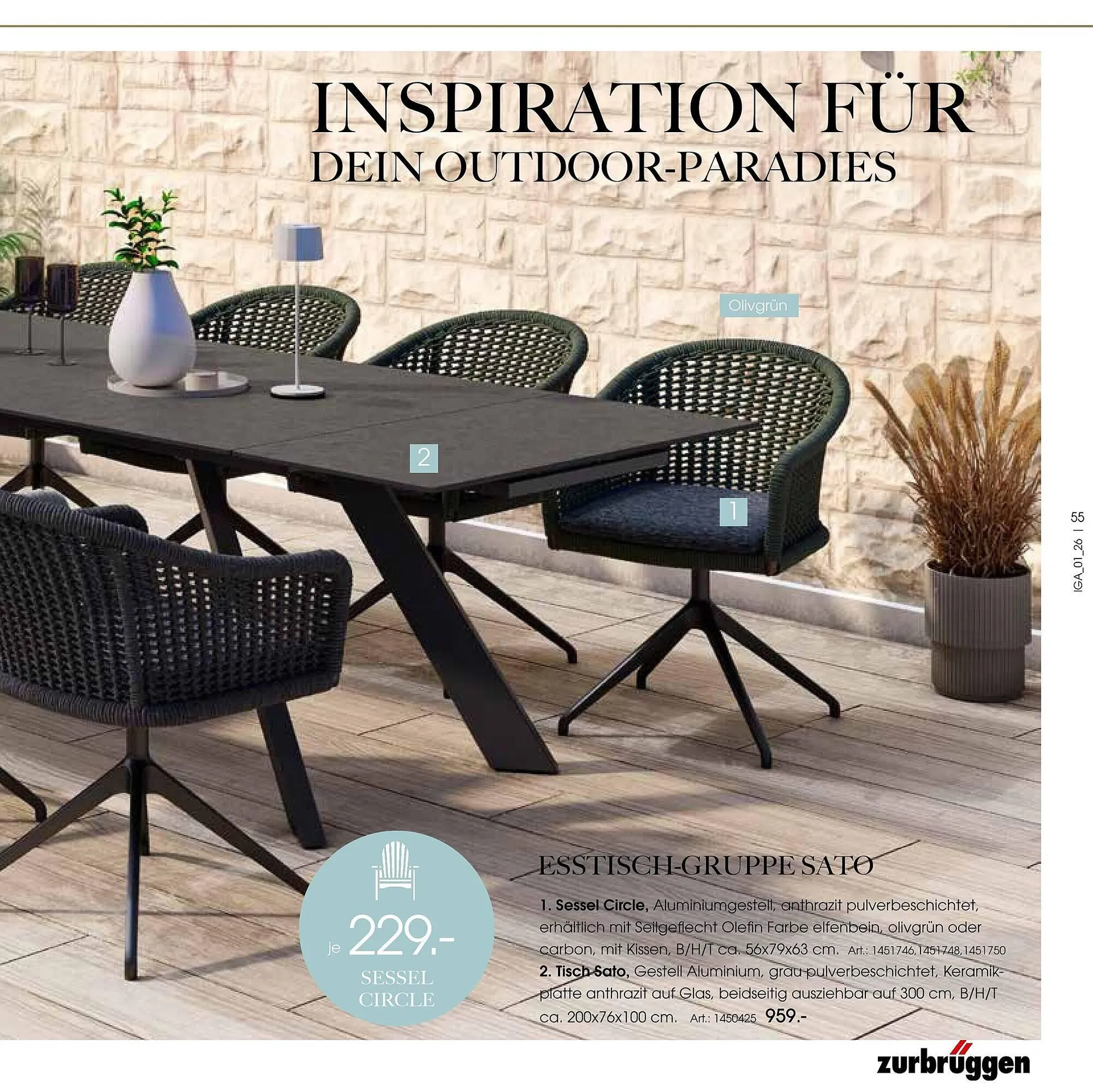 Zurbrüggen Prospekt von 17. März bis 31. August 2026 - Prospekt seite 55