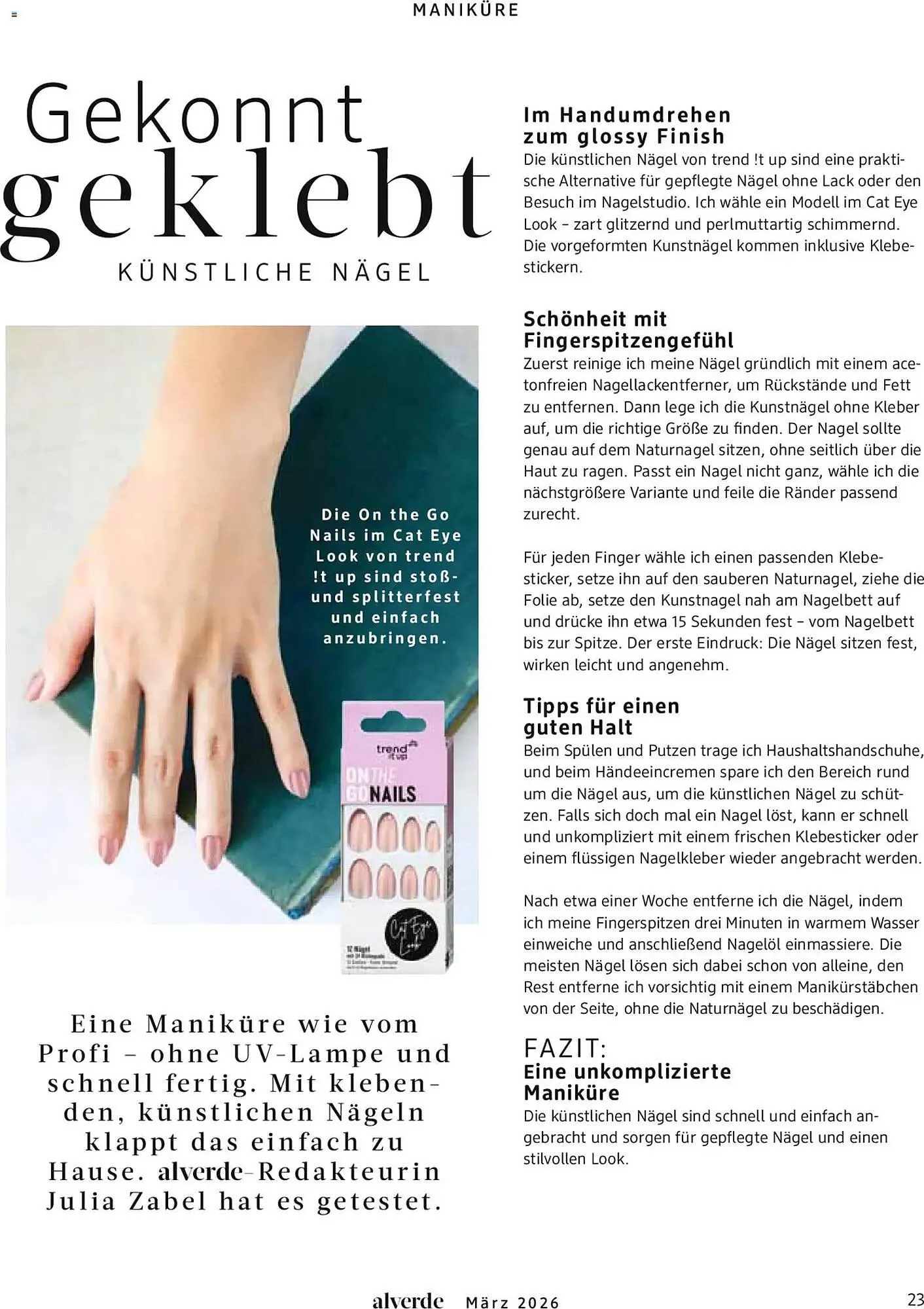 Dm drogerie Magazin von 1. März bis 31. März 2026 - Prospekt seite 23