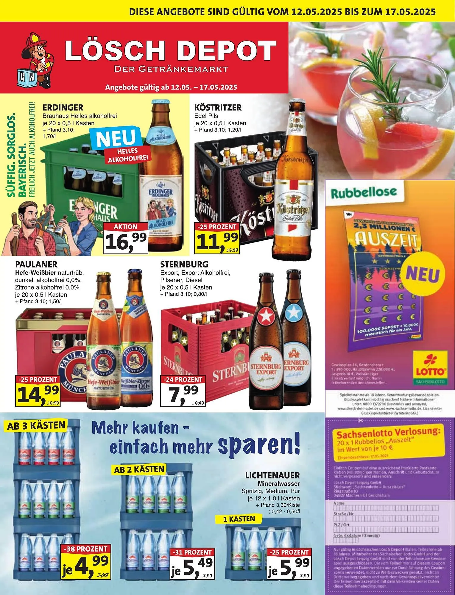 Lösch Depot Prospekt von 12. Mai bis 17. Mai 2025 - Prospekt seite 1