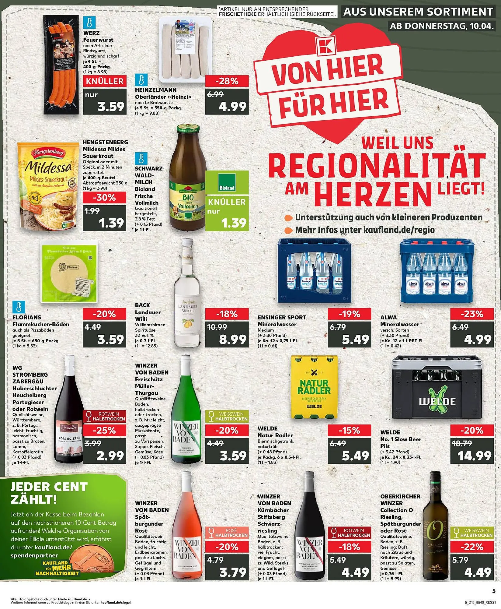 Kaufland Prospekt von 9. April bis 16. April 2025 - Prospekt seite 1