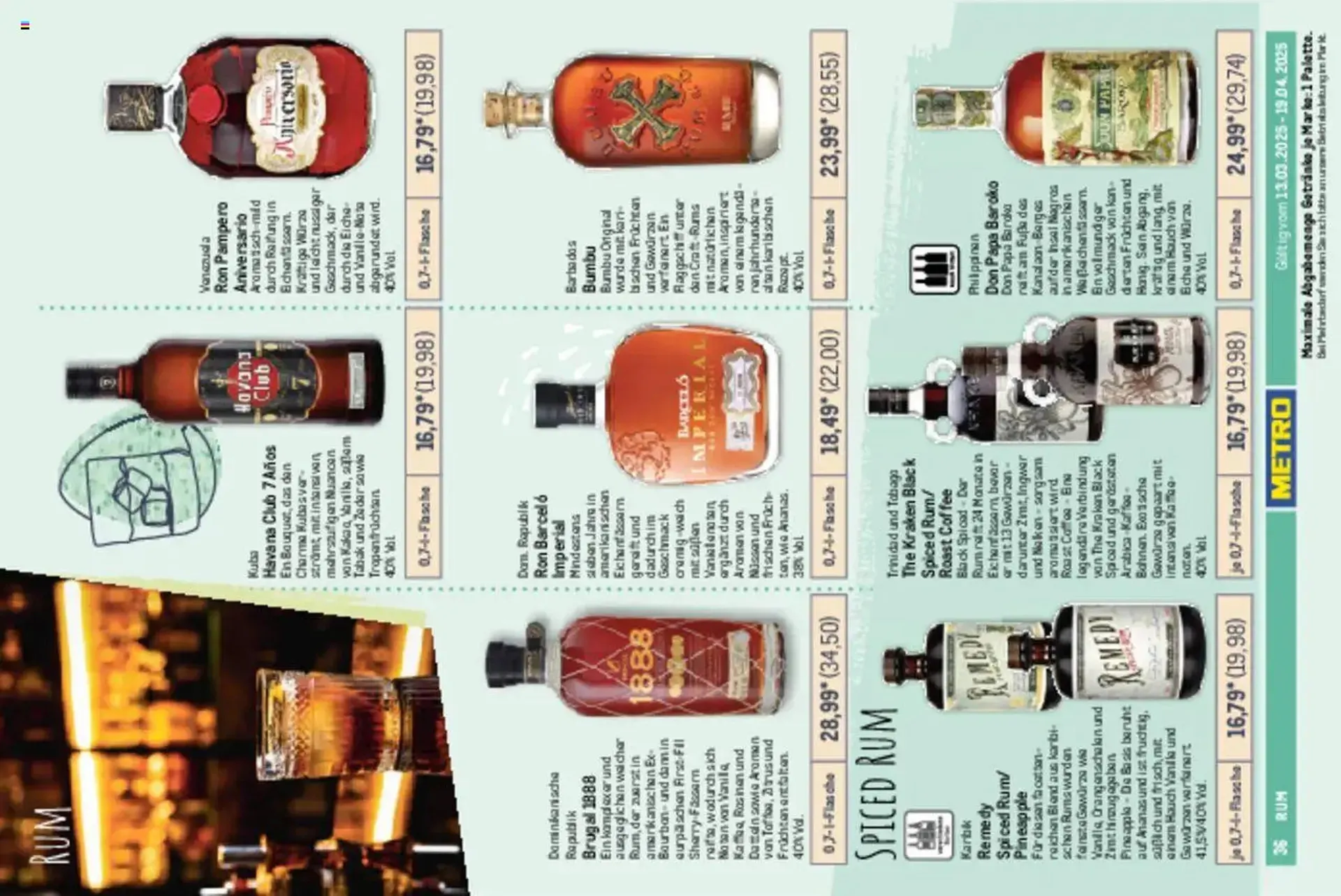METRO Prospekt von 13. März bis 19. April 2025 - Prospekt seite 36