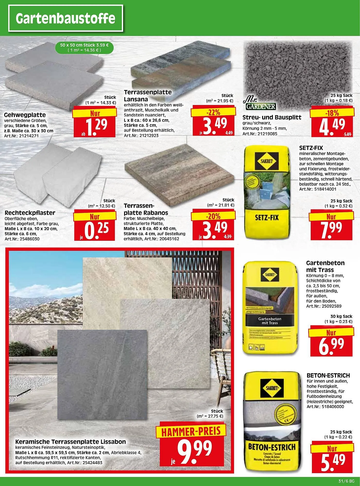 Herkules Baumarkt Prospekt von 28. Juli bis 2. August 2025 - Prospekt seite 6