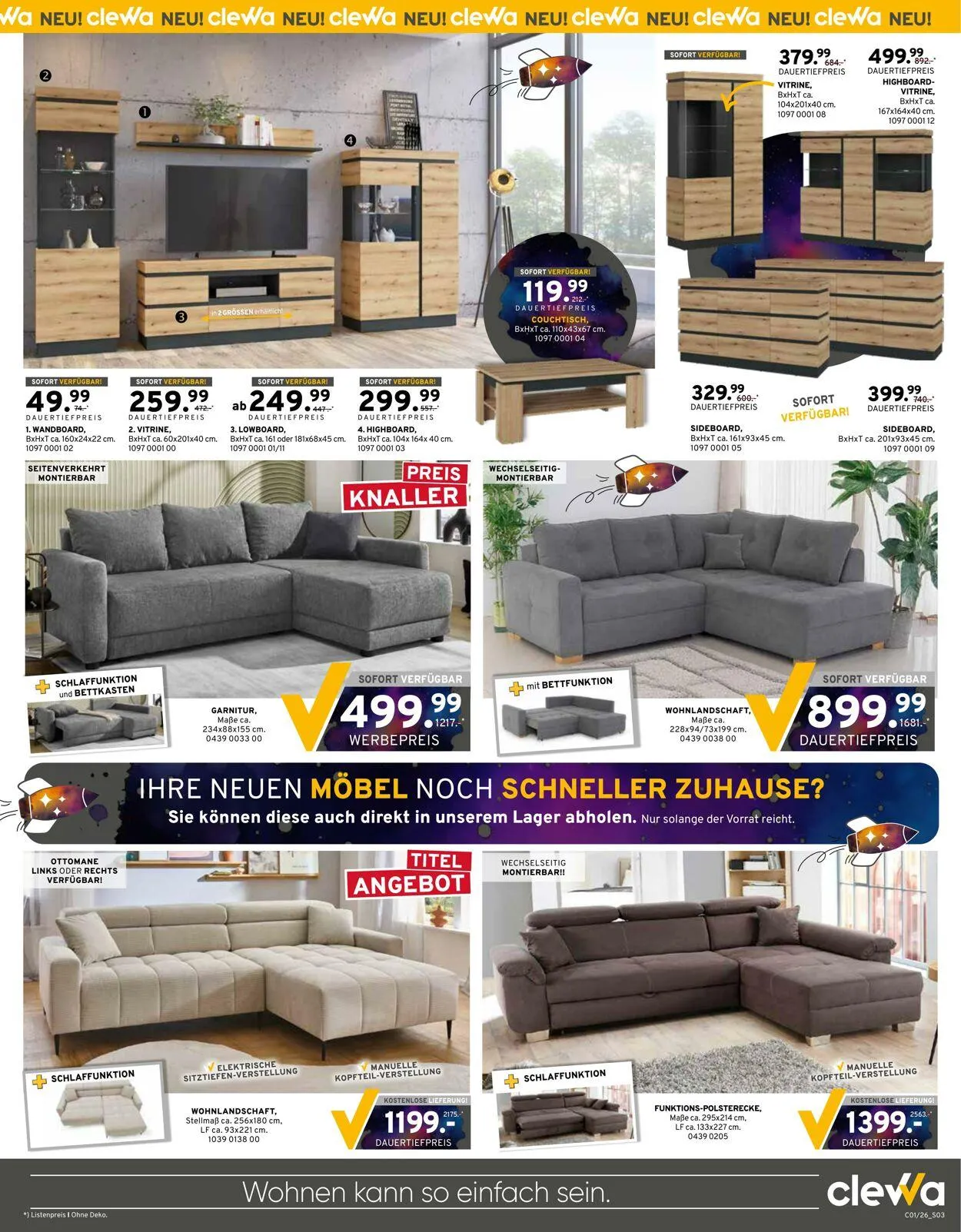 Möbel Heinrich Aktueller Prospekt von 20. Dezember bis 11. Januar 2026 - Prospekt seite 3