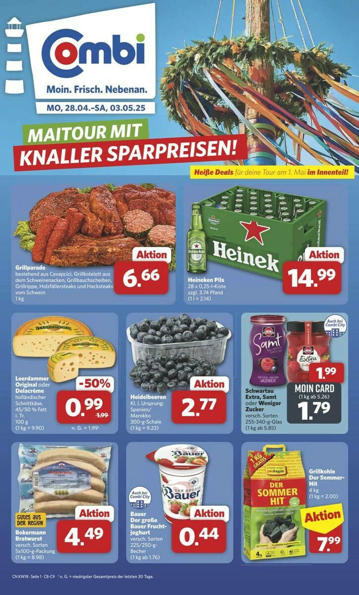 Combi von 28. April bis 3. Mai 2025 - Prospekt seite 1
