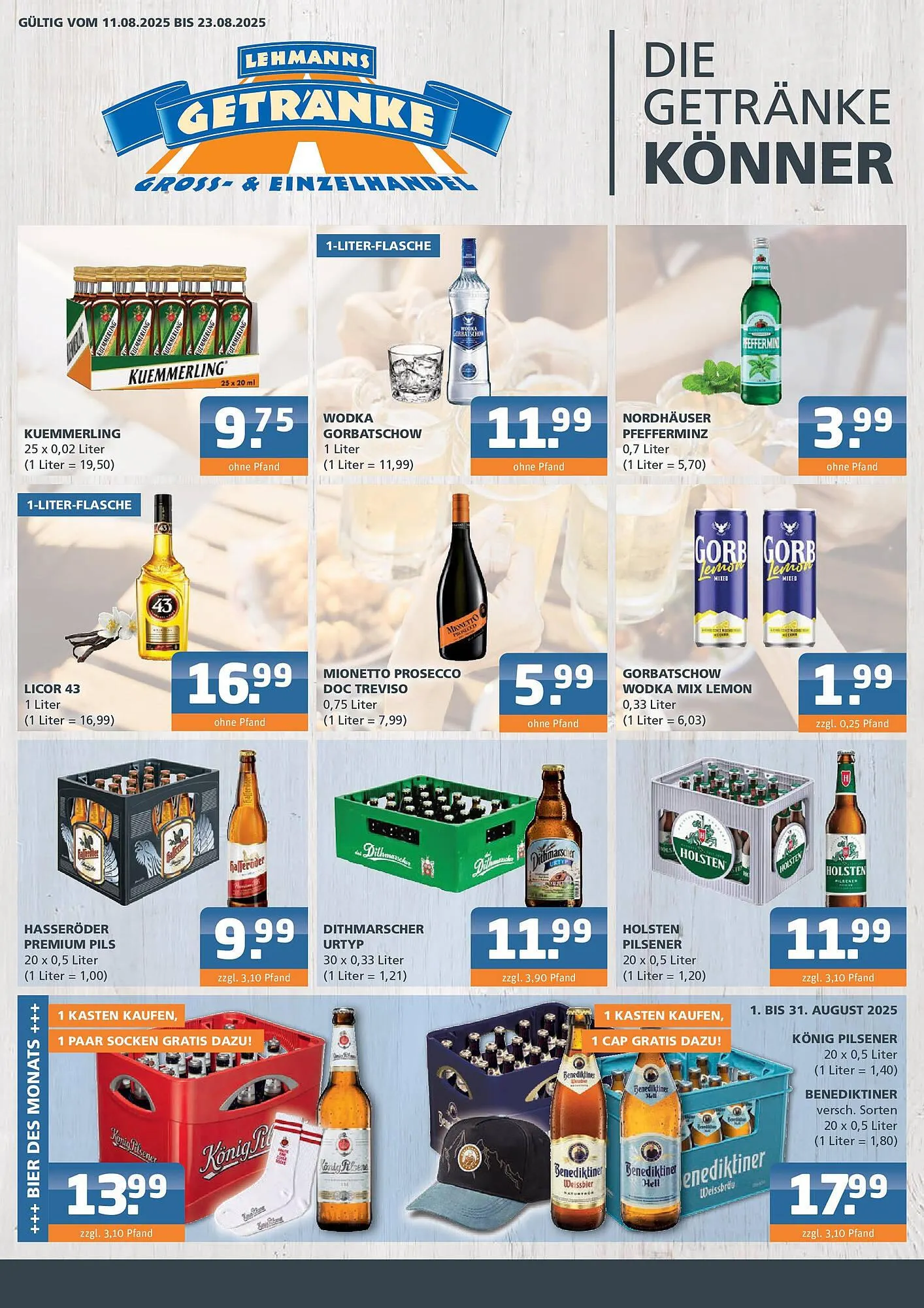 Getränke Lehmann Prospekt - 1