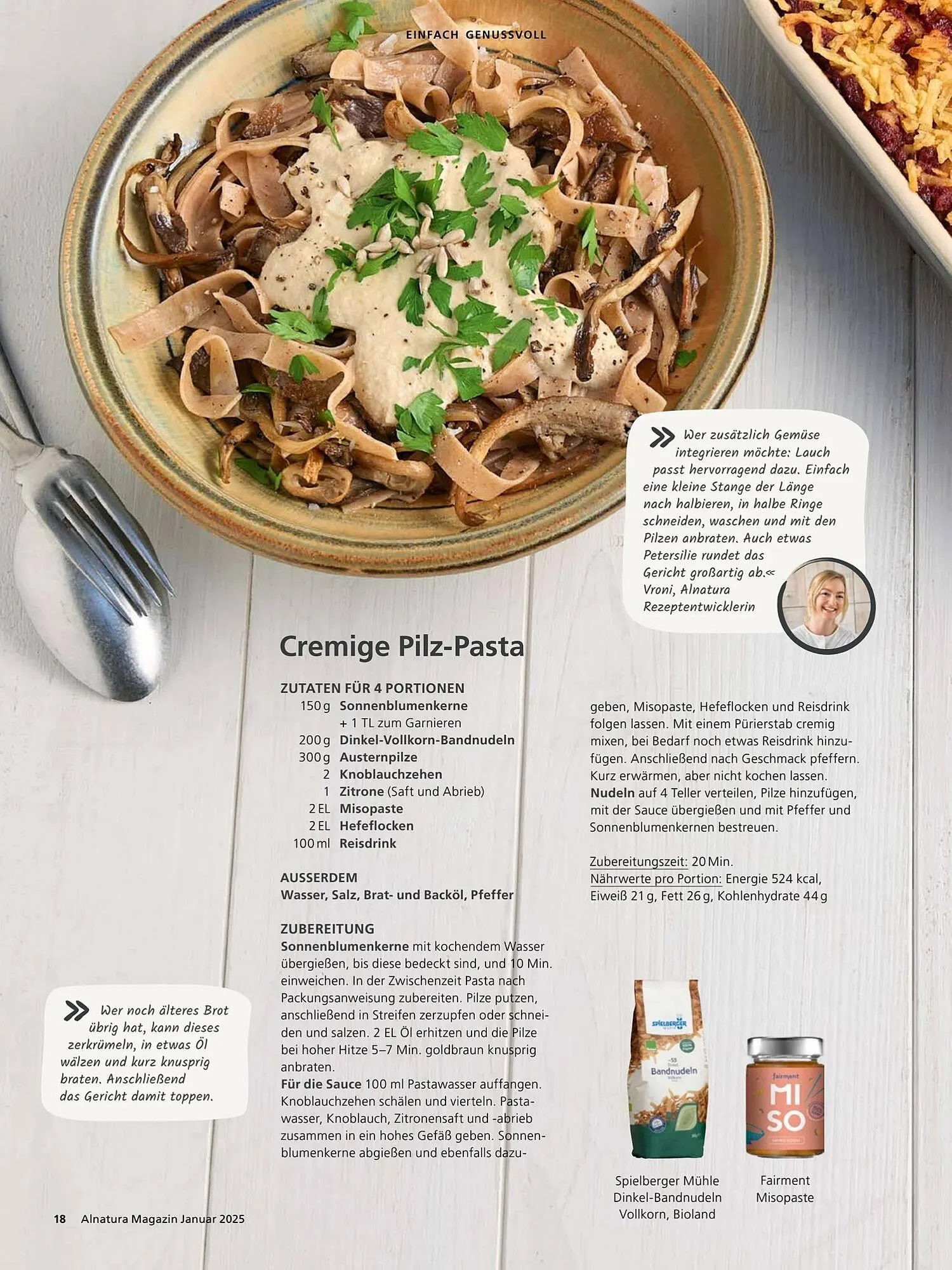 Alnatura Prospekt von 8. Januar bis 1. Februar 2025 - Prospekt seite 18
