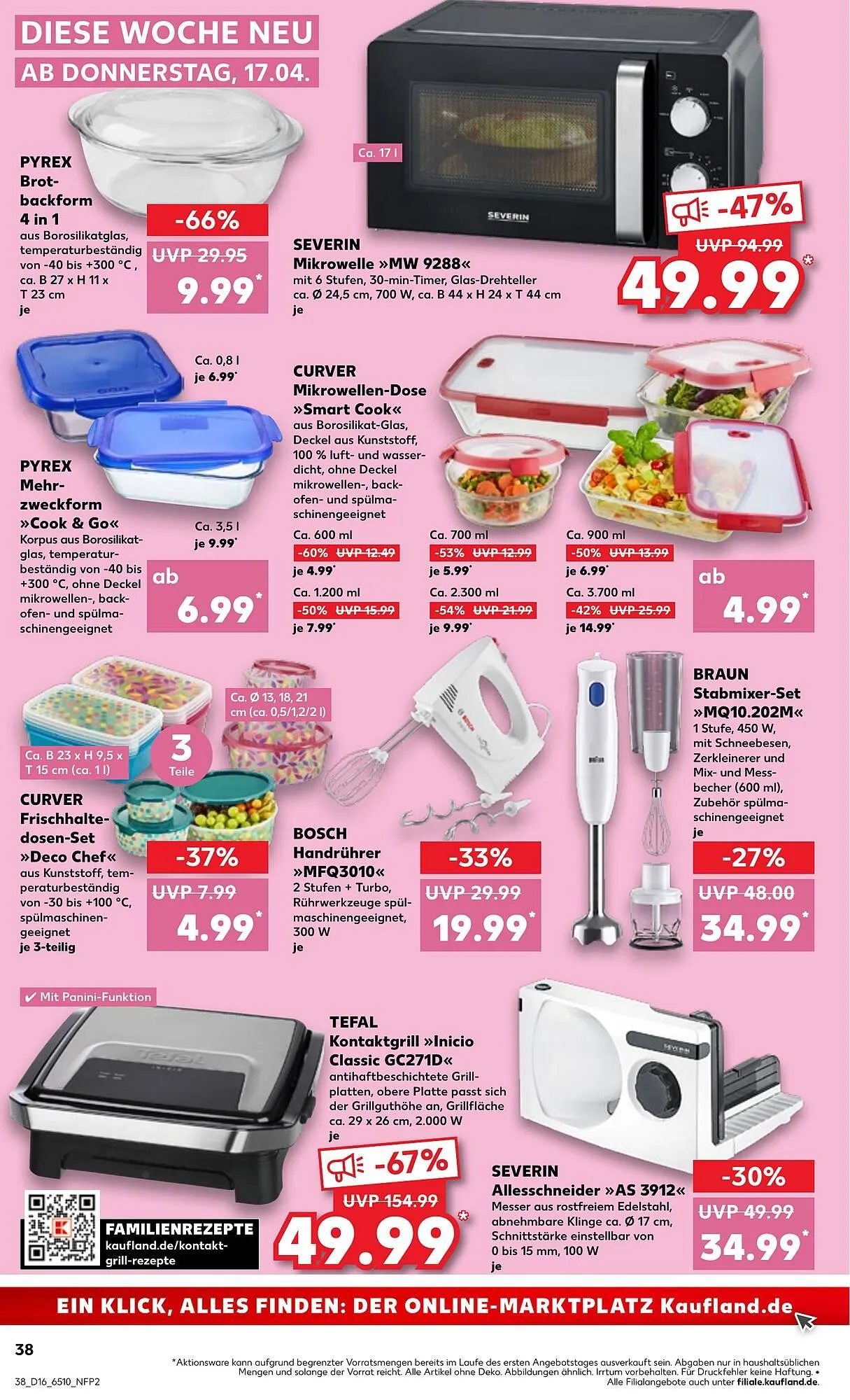 Kaufland Prospekt von 17. April bis 23. April 2025 - Prospekt seite 38