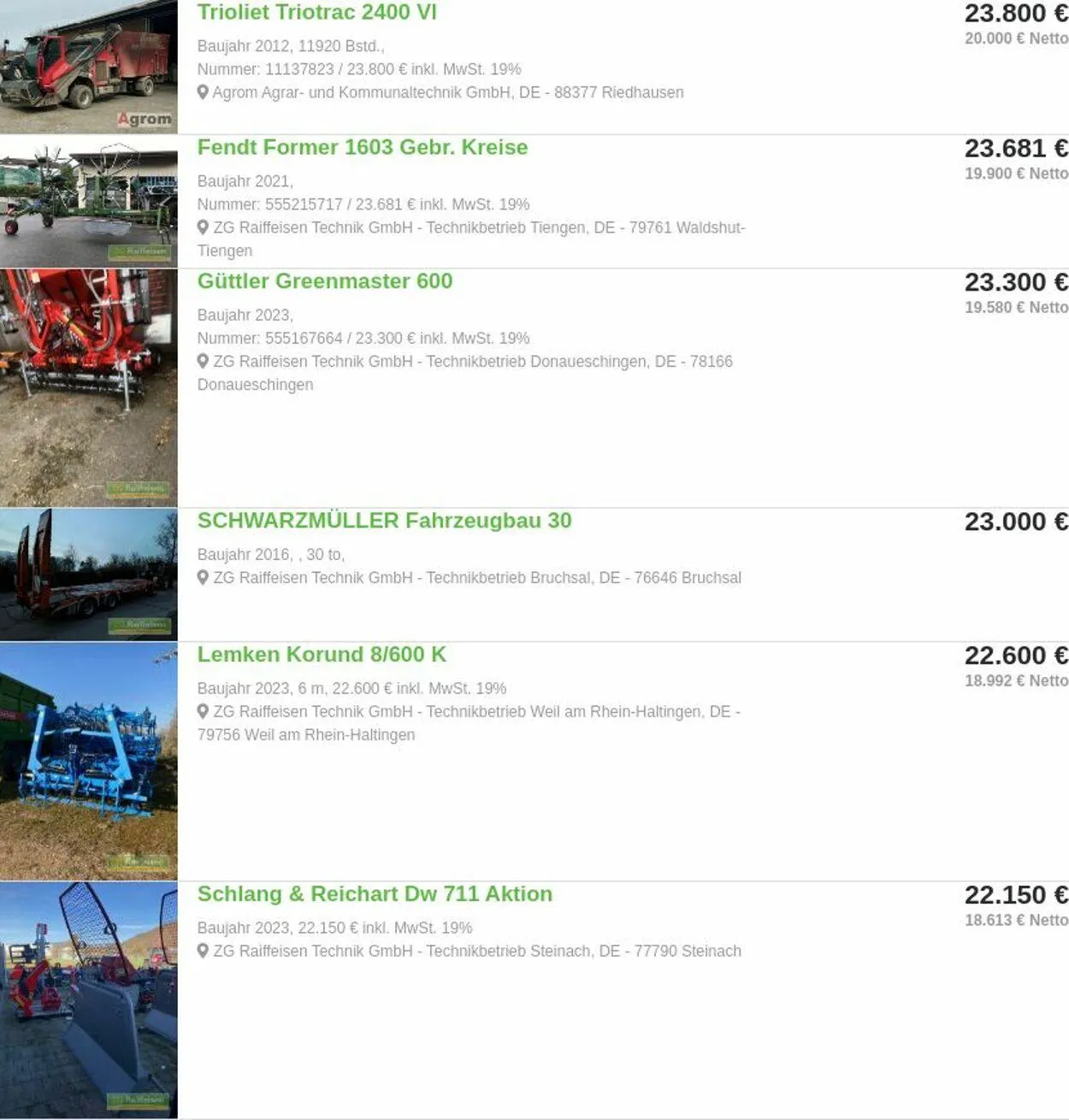 ZG Raiffeisen Aktueller Prospekt von 7. April bis 16. April 2025 - Prospekt seite 15