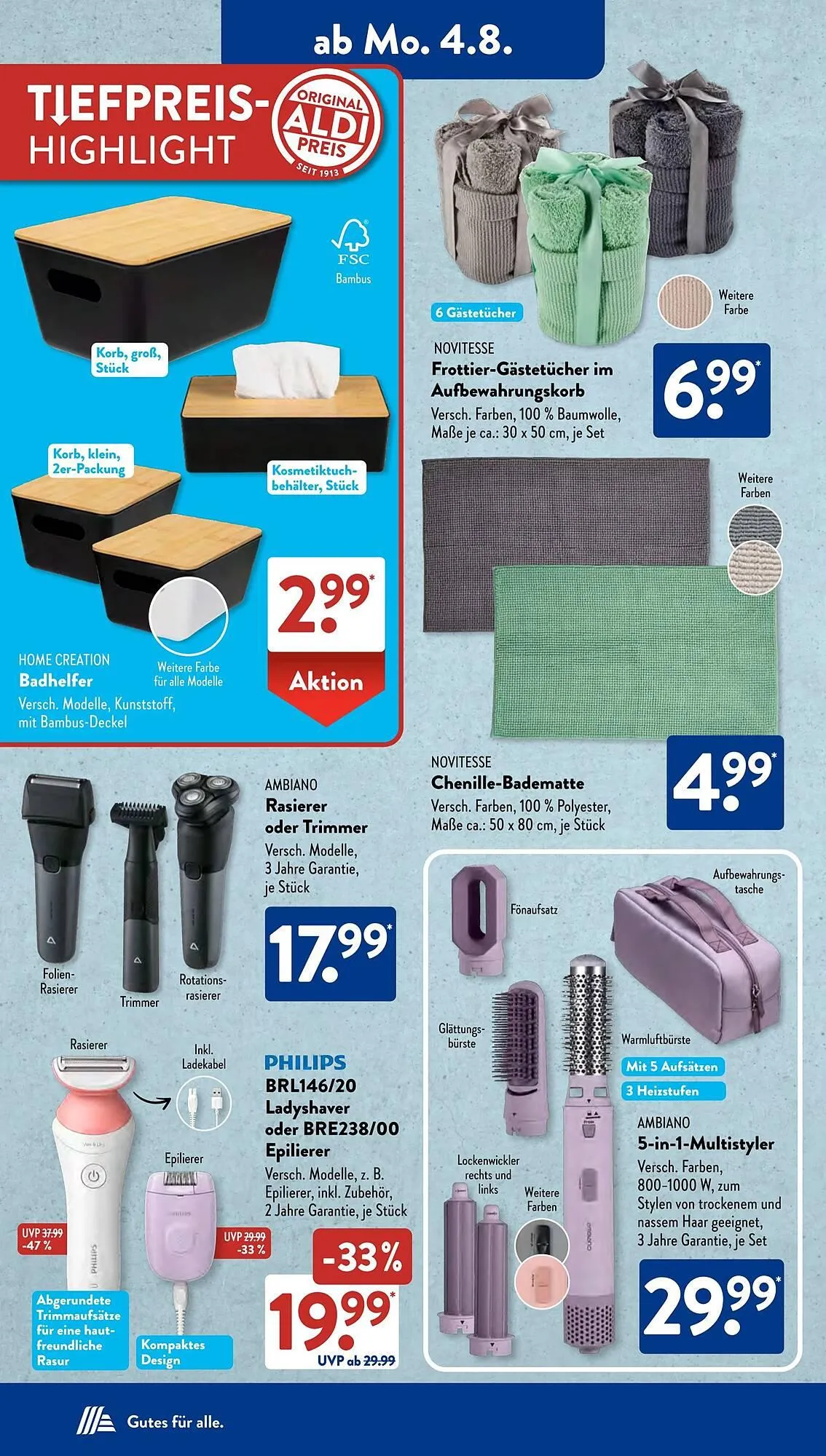 Aldi Süd Prospekt von 4. August bis 10. August 2025 - Prospekt seite 4