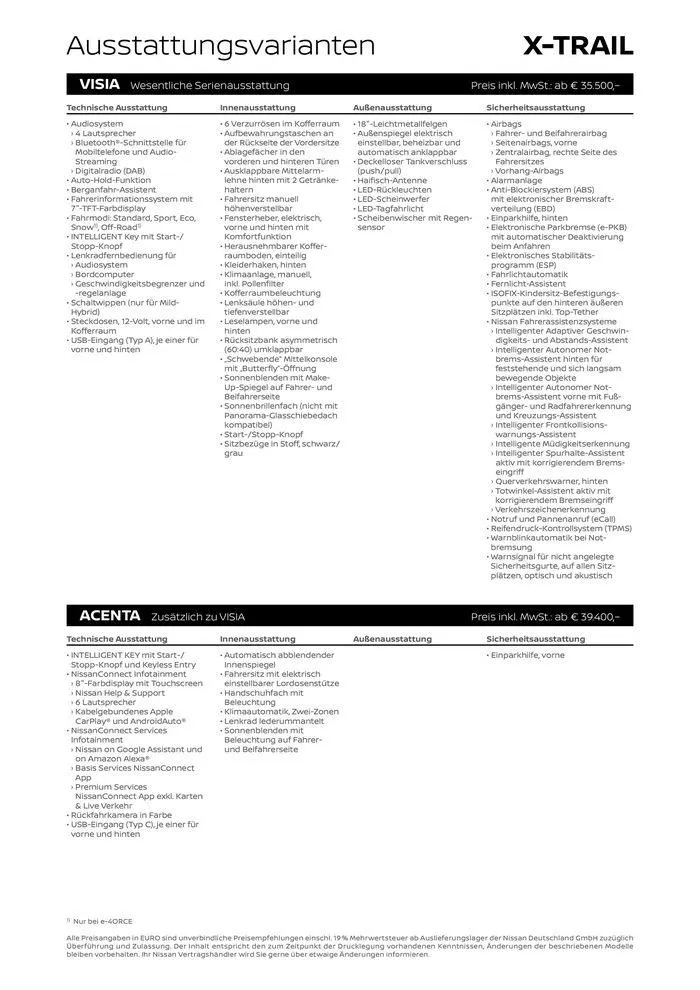 X-Trail von 3. Juli bis 3. Juli 2025 - Prospekt seite 2
