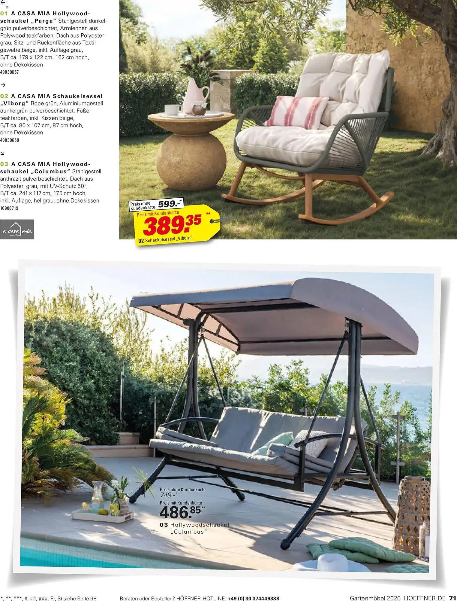 Höffner Prospekt von 27. März bis 7. April 2026 - Prospekt seite 71